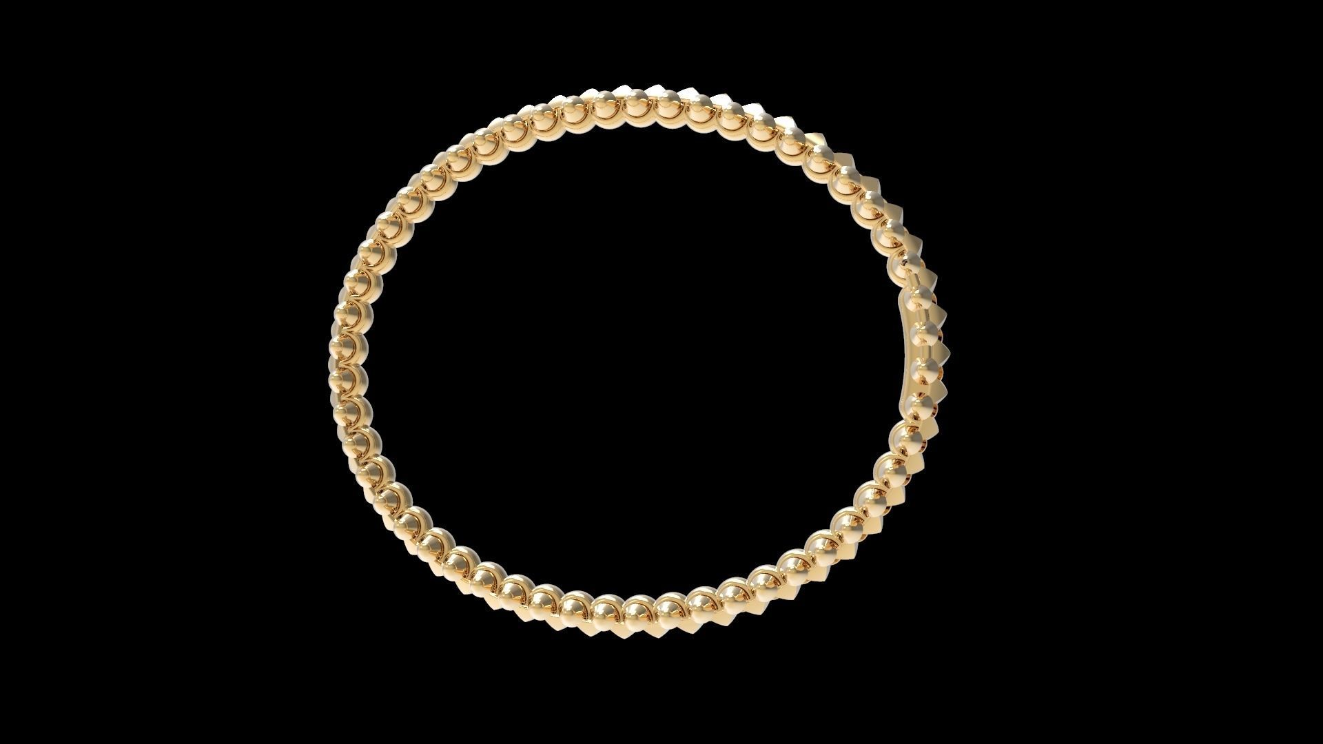 Clash Bracelet Wrist Measurment 190 mm 3D print model_4