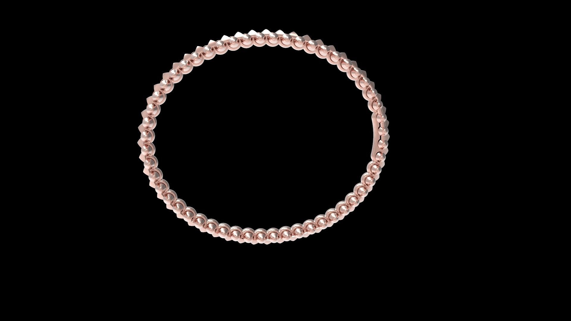 Clash Bracelet Wrist Measurment 190 mm 3D print model_7