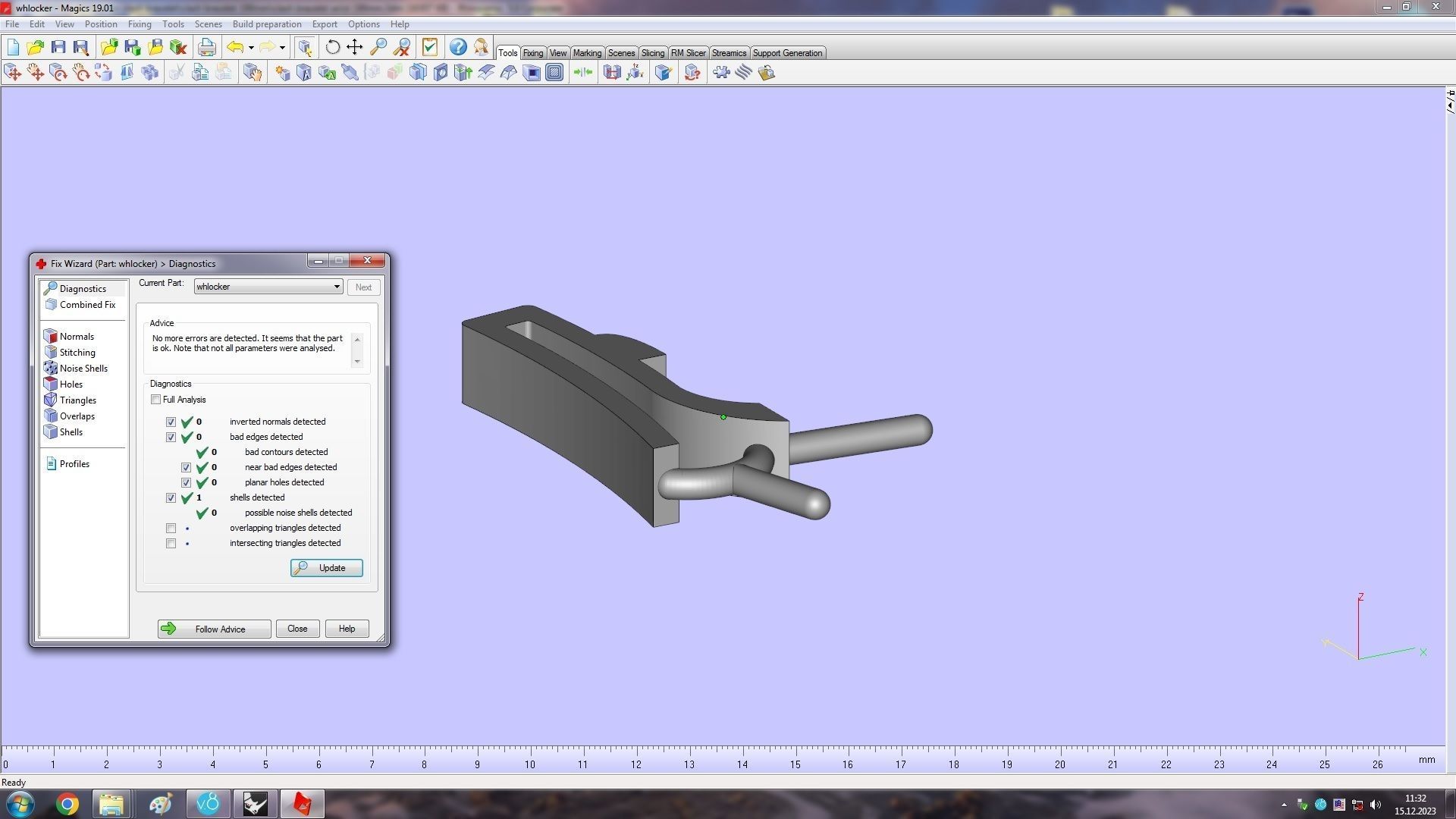 Clash Bracelet Wrist Measurment 190 mm 3D print model_26