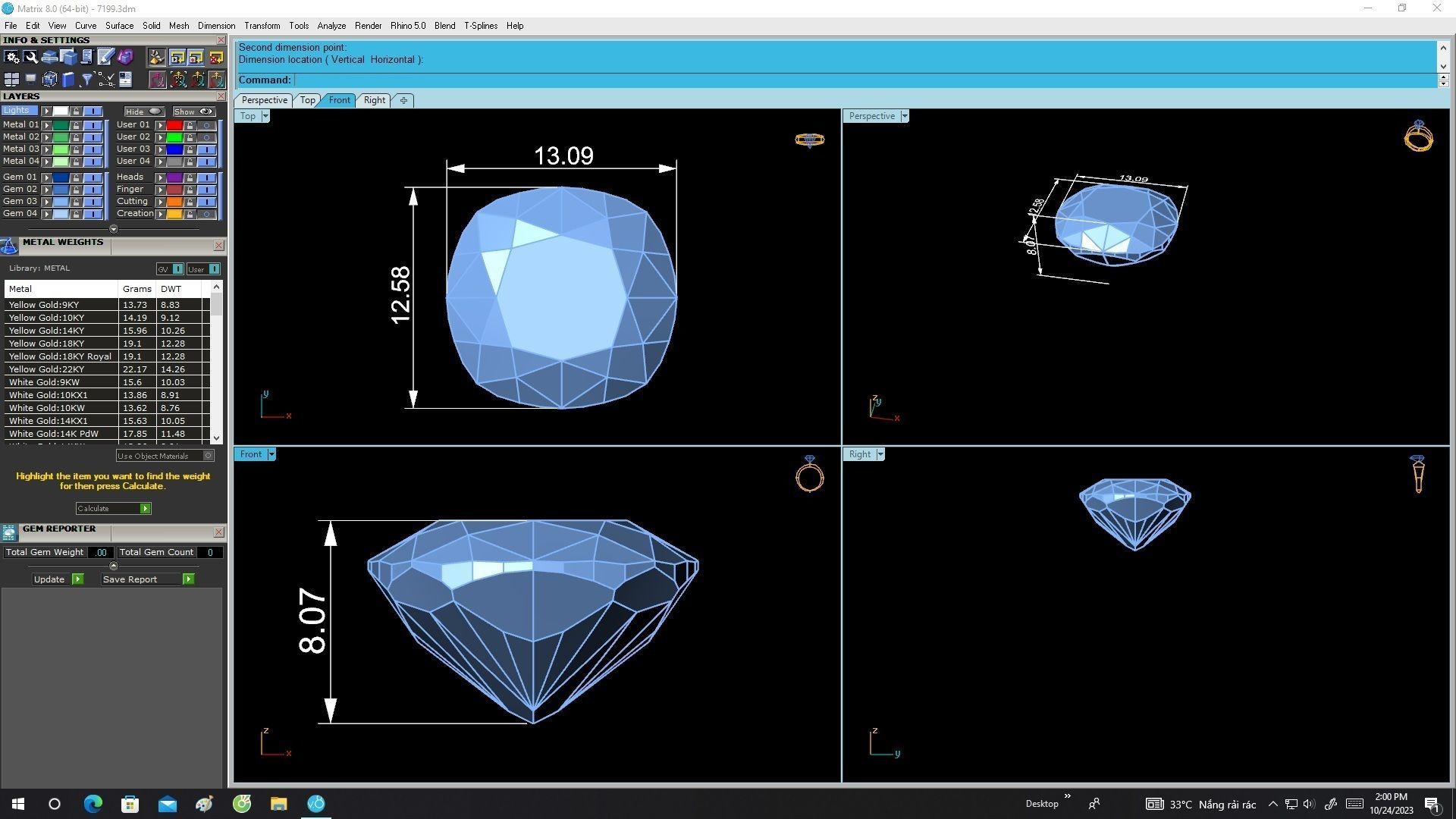 A7199 Cushion Diamond Vintage Solitaire Women Ring 3D Model 3D print model_5