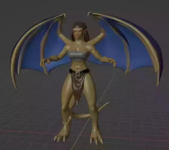 gargoyles female wyvern
