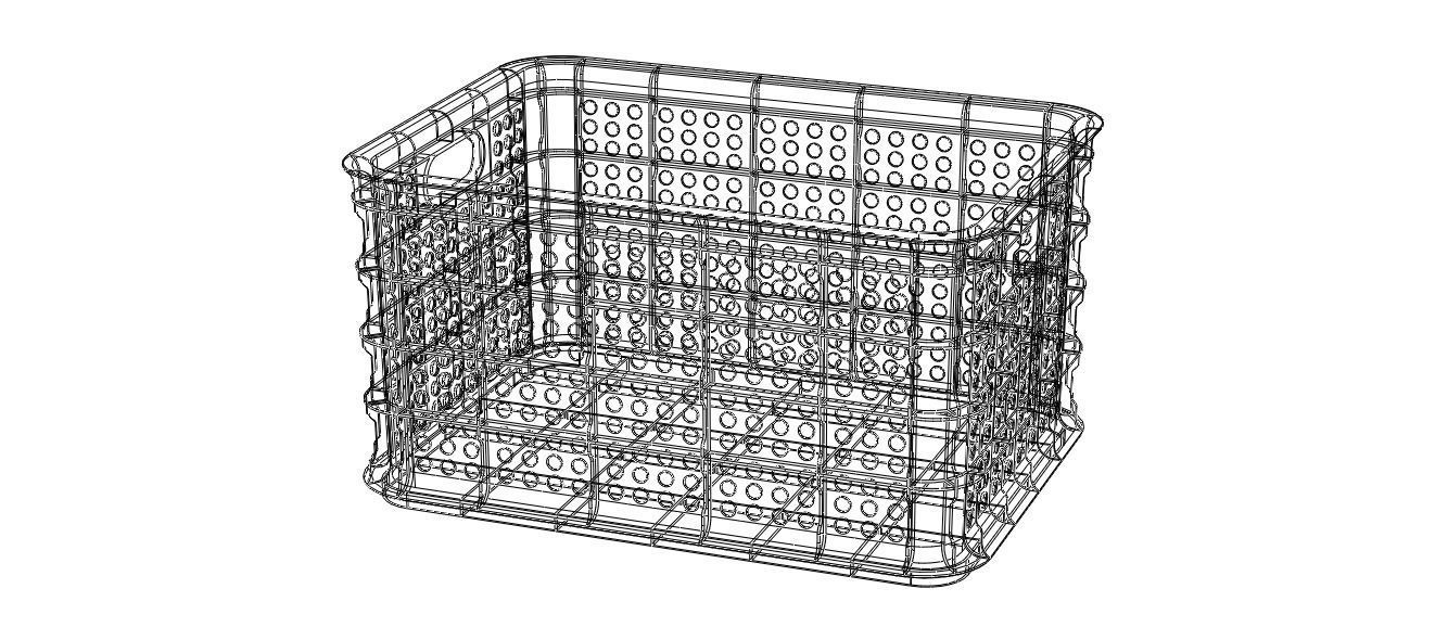 15 Litre Plastic Storage Box 3D print model_4