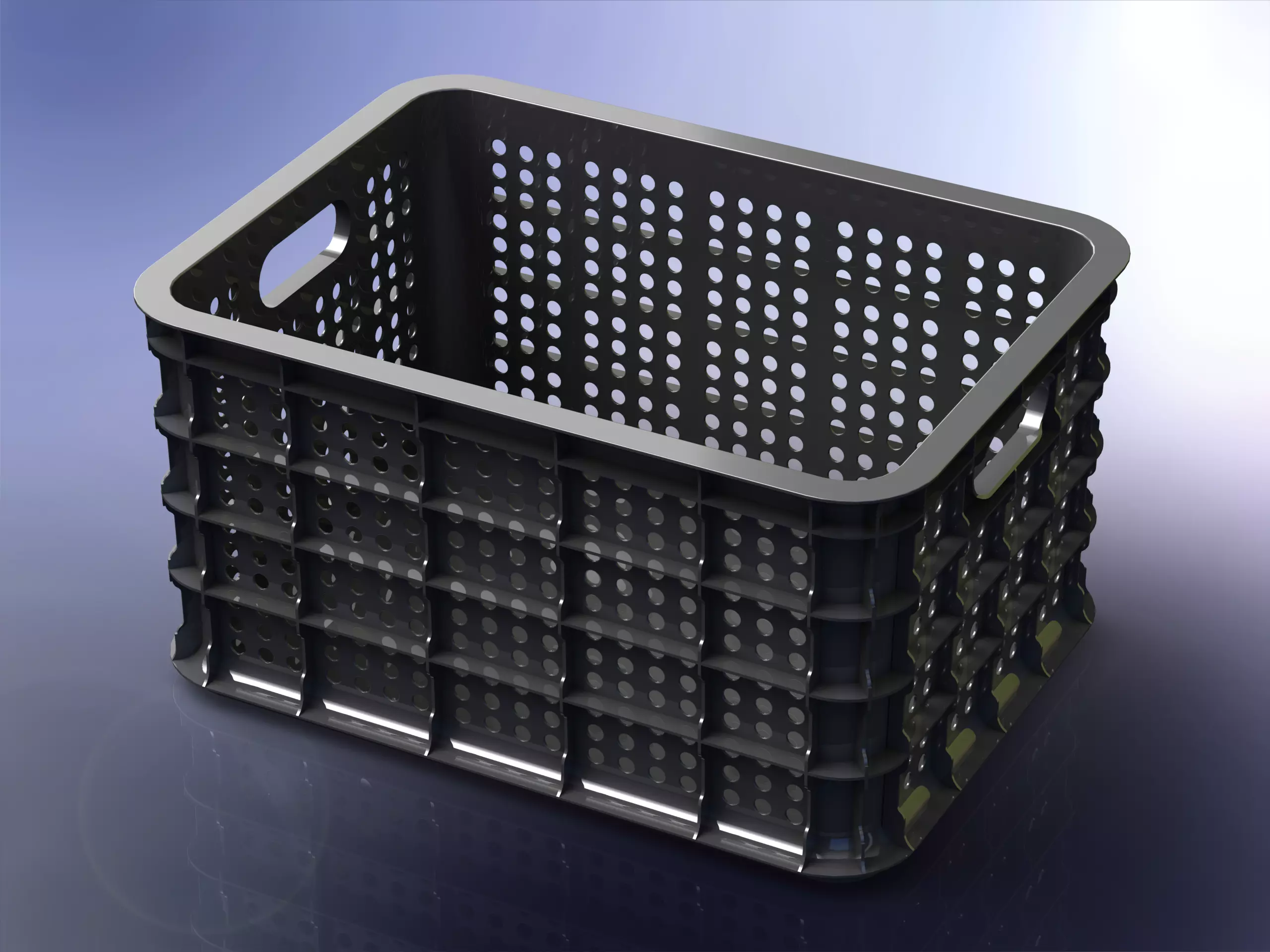 15 Litre Plastic Storage Box 3D print model_0