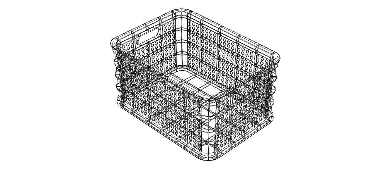15 Litre Plastic Storage Box 3D print model_8