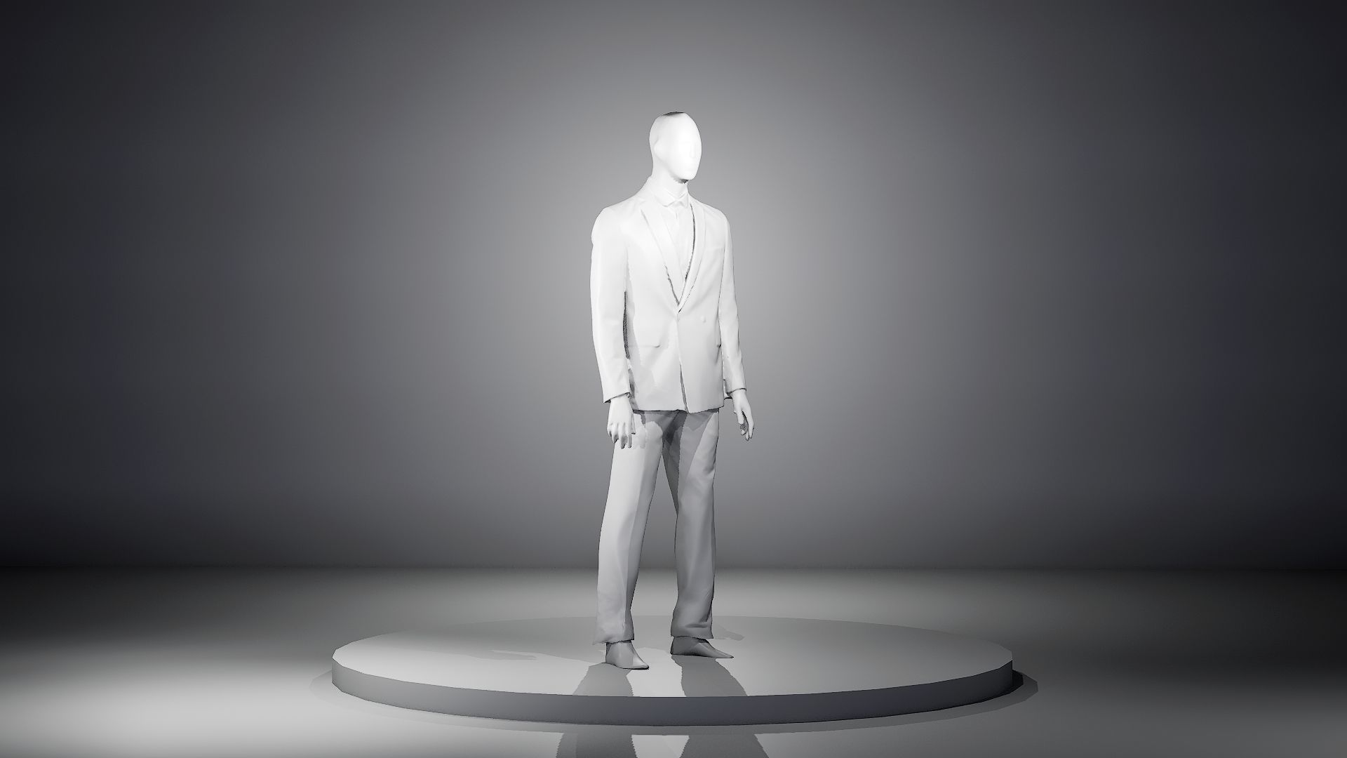 3D Scanned and Optimised - 8 Suit with Mannequin Pack 3D model_18
