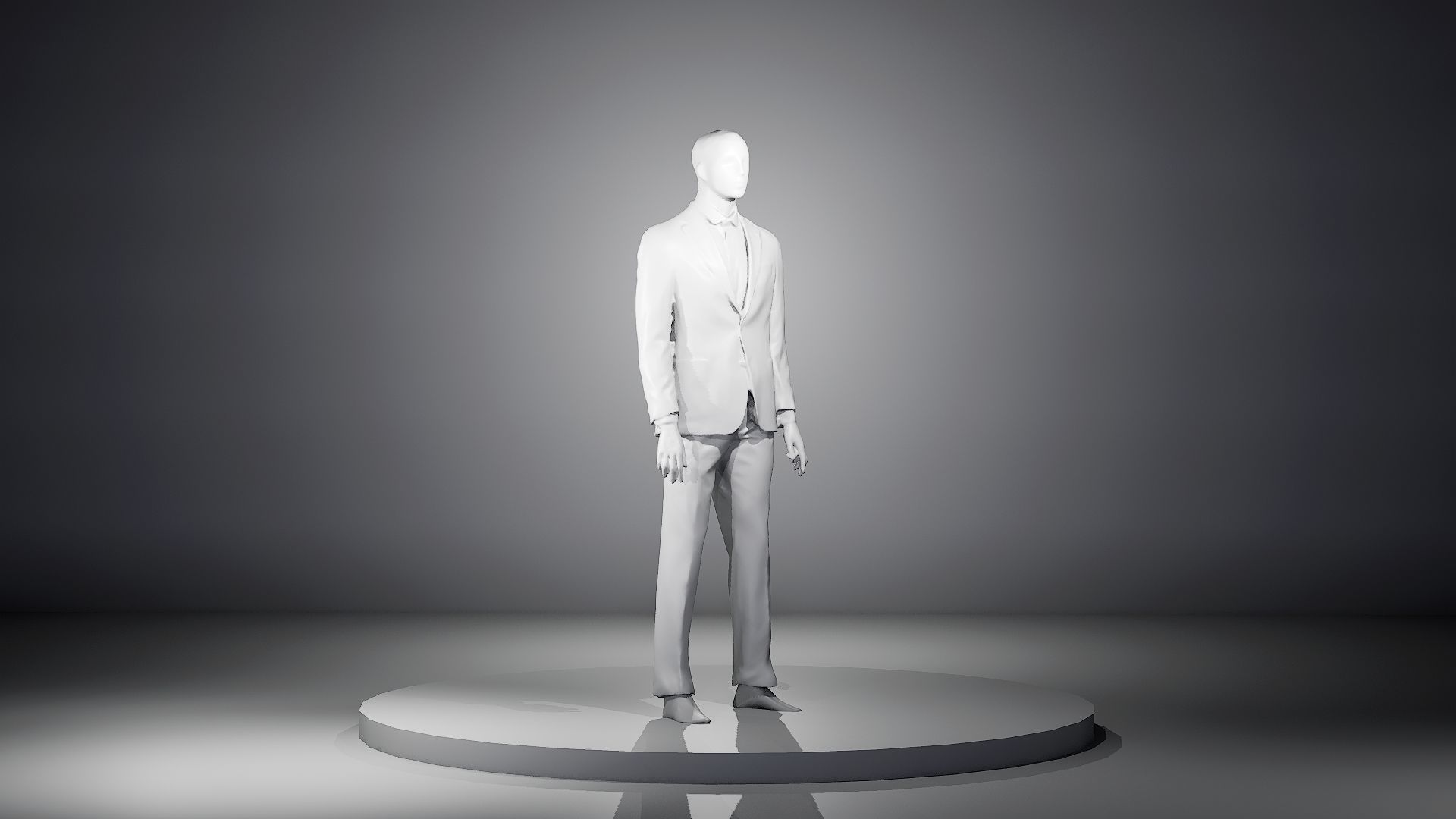 3D Scanned and Optimised - 8 Suit with Mannequin Pack 3D model_12