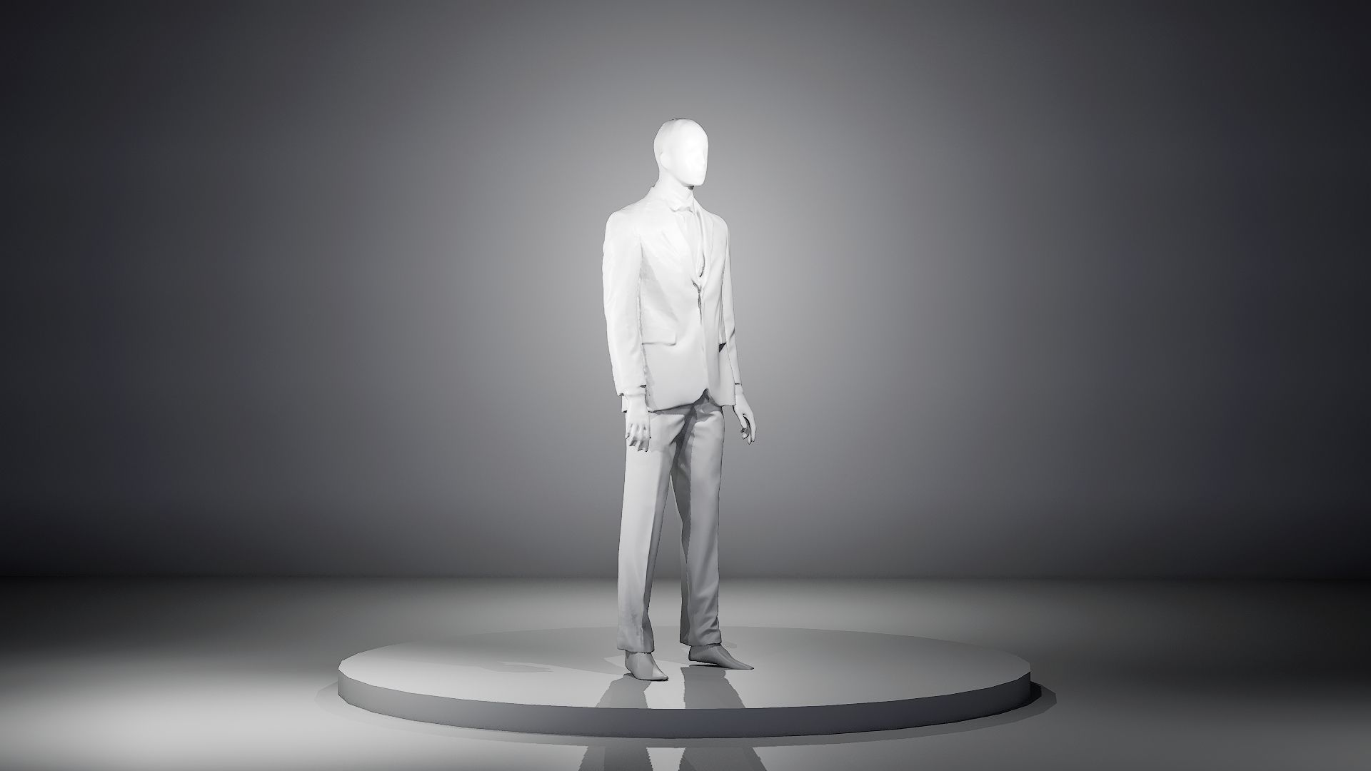 3D Scanned and Optimised - 8 Suit with Mannequin Pack 3D model_6