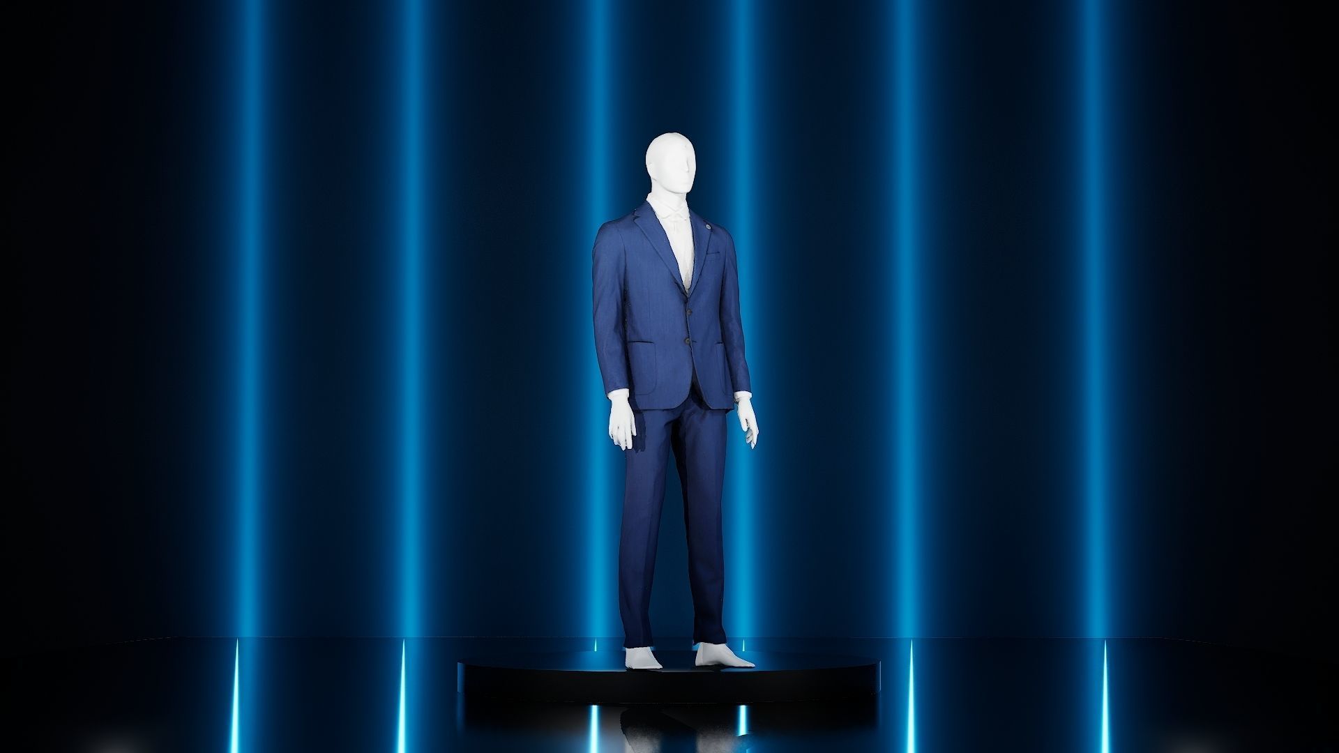 3D Scanned and Optimised - 8 Suit with Mannequin Pack 3D model_19