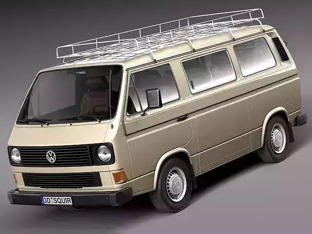 Volkswagen T3 Passenger 1979-1988 3D model