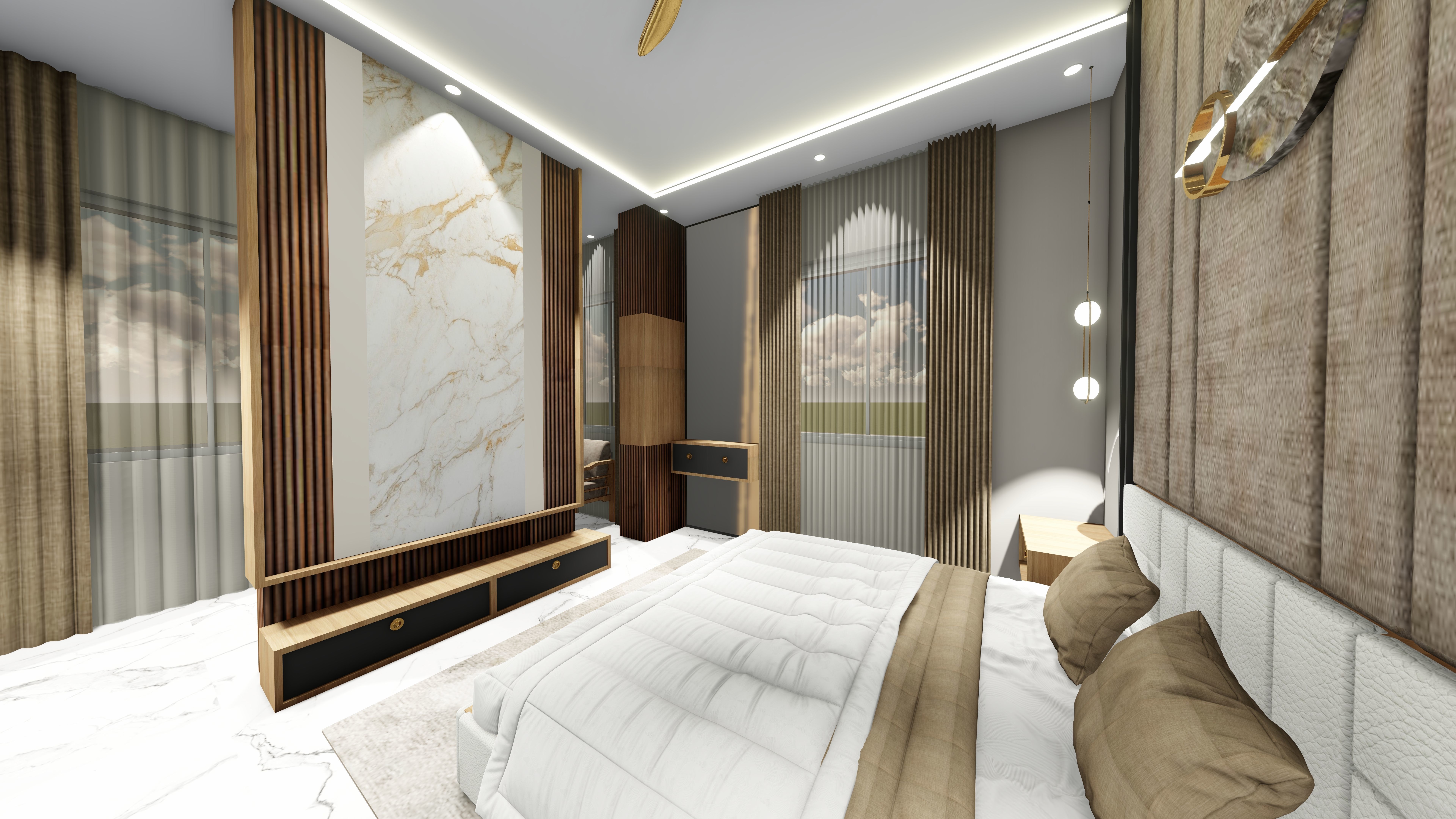 hotel room  3D model_1