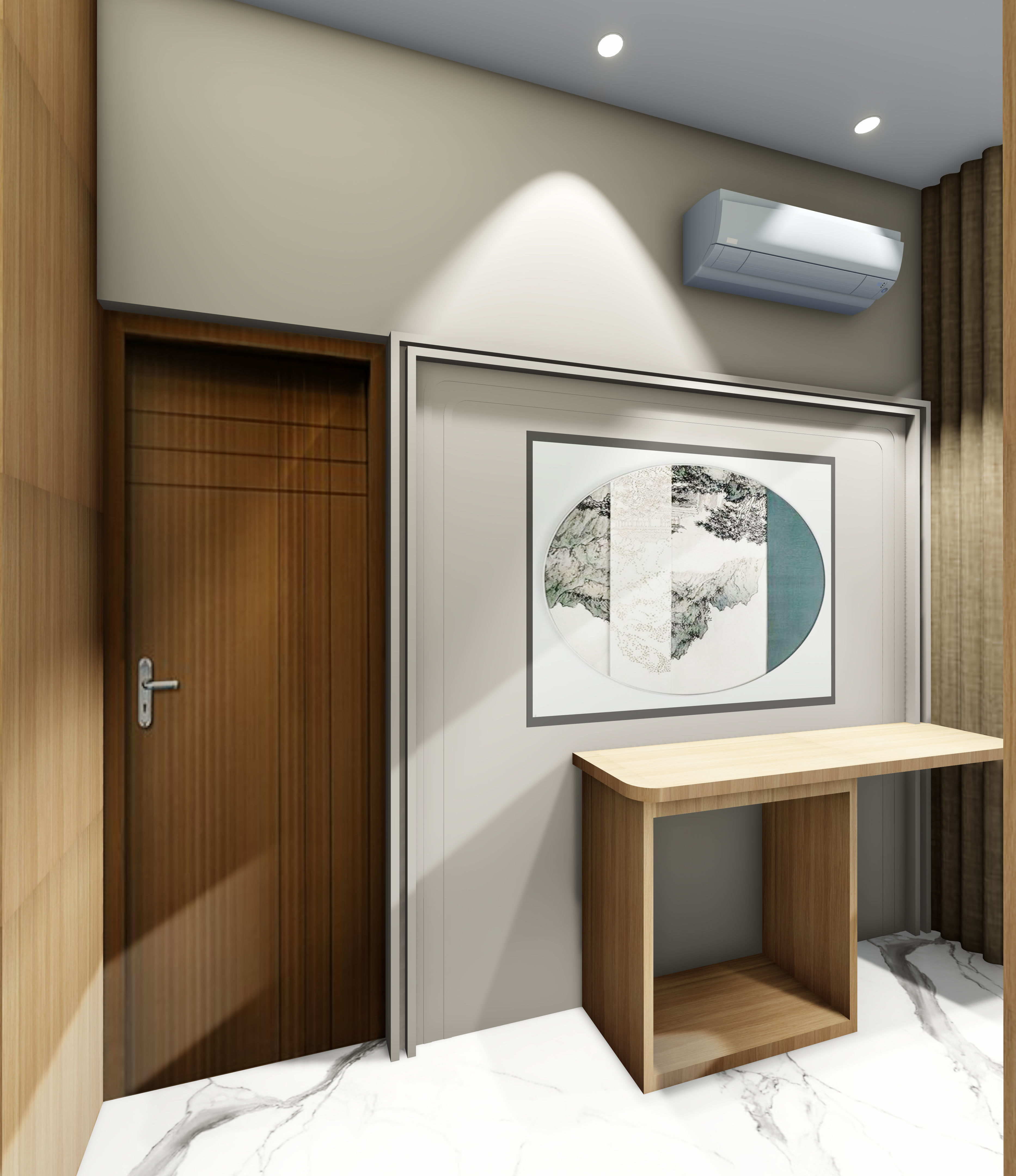 hotel room  3D model_2