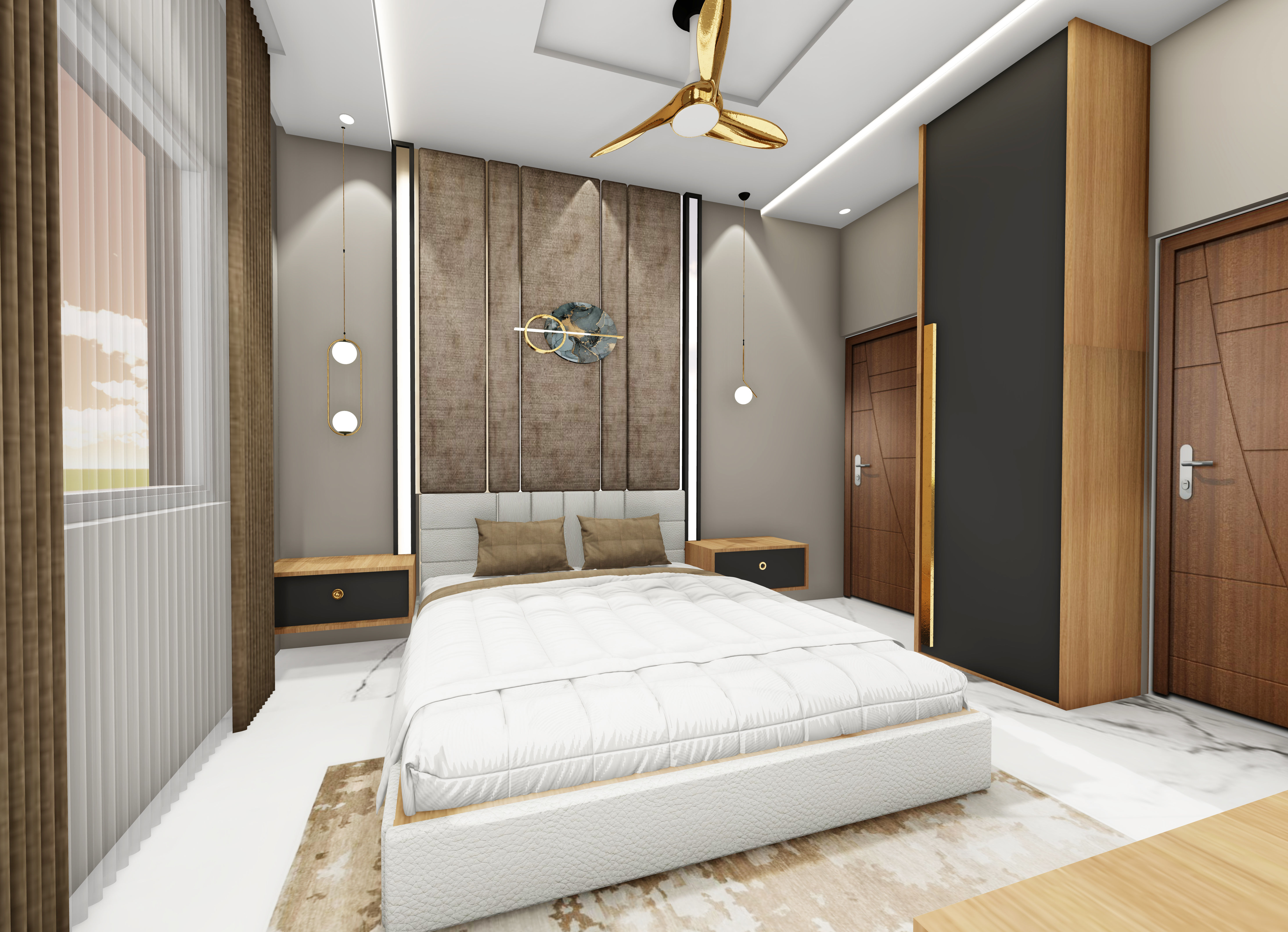 hotel room  3D model_3