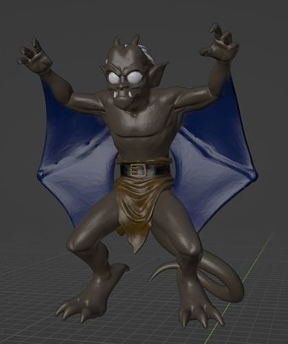 gargoyles wyvern 9 3D print model