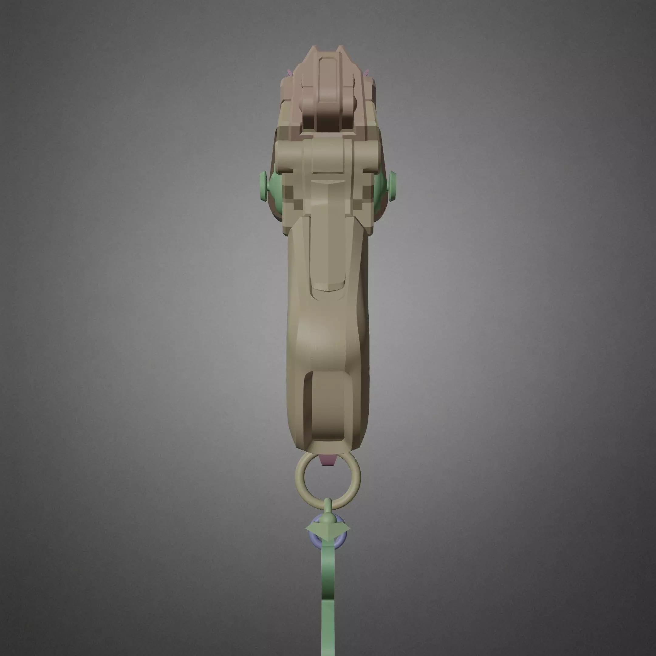 Overwatch 2 D va Pistol for Cosplay  3D print model_10