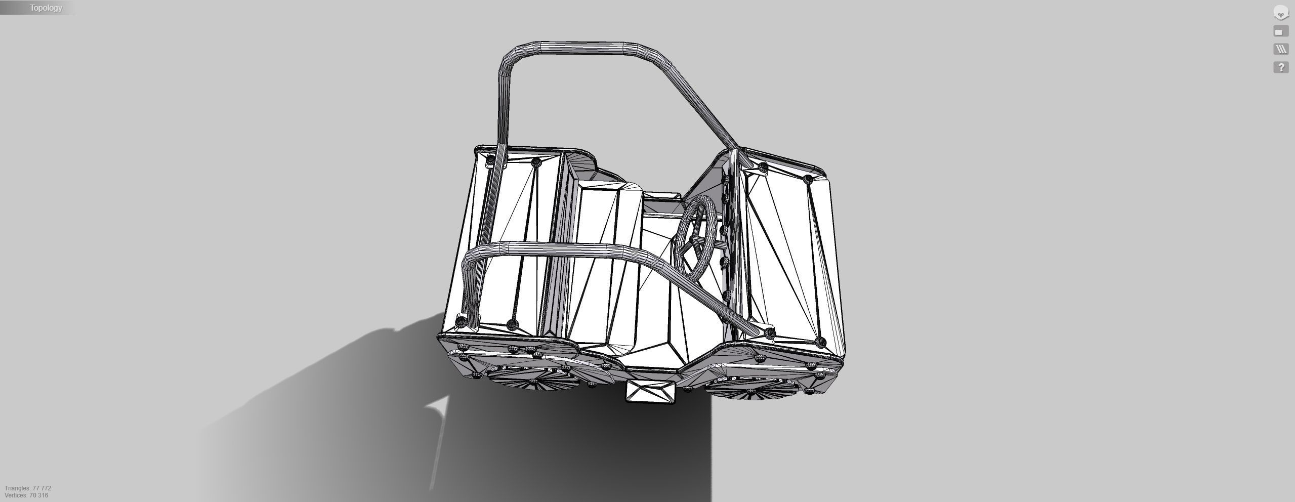 Playground for kids Car 3D model_11