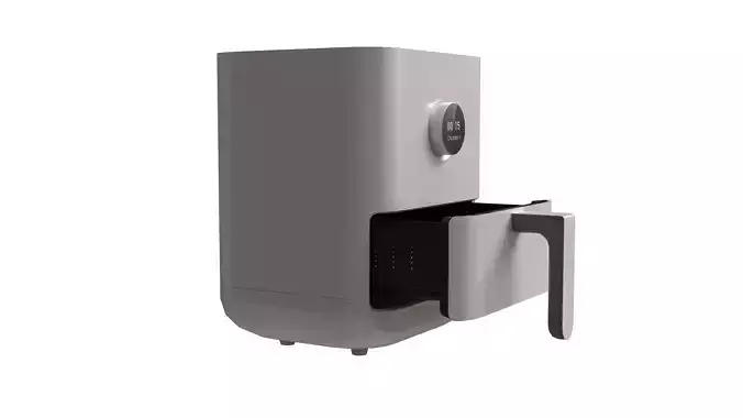 Airfryer 3D model  Low-poly 3D model