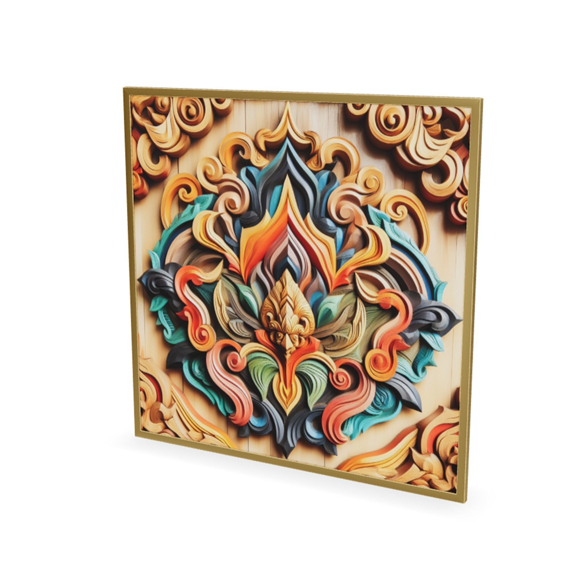 Wall Decoration item 15 Low-poly 3D model_9