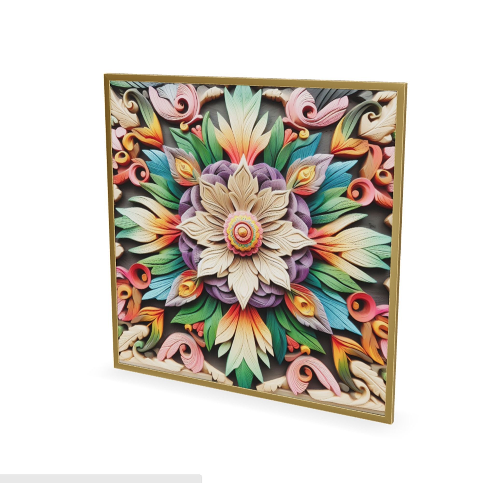 Wall Decoration item 15 Low-poly 3D model_8