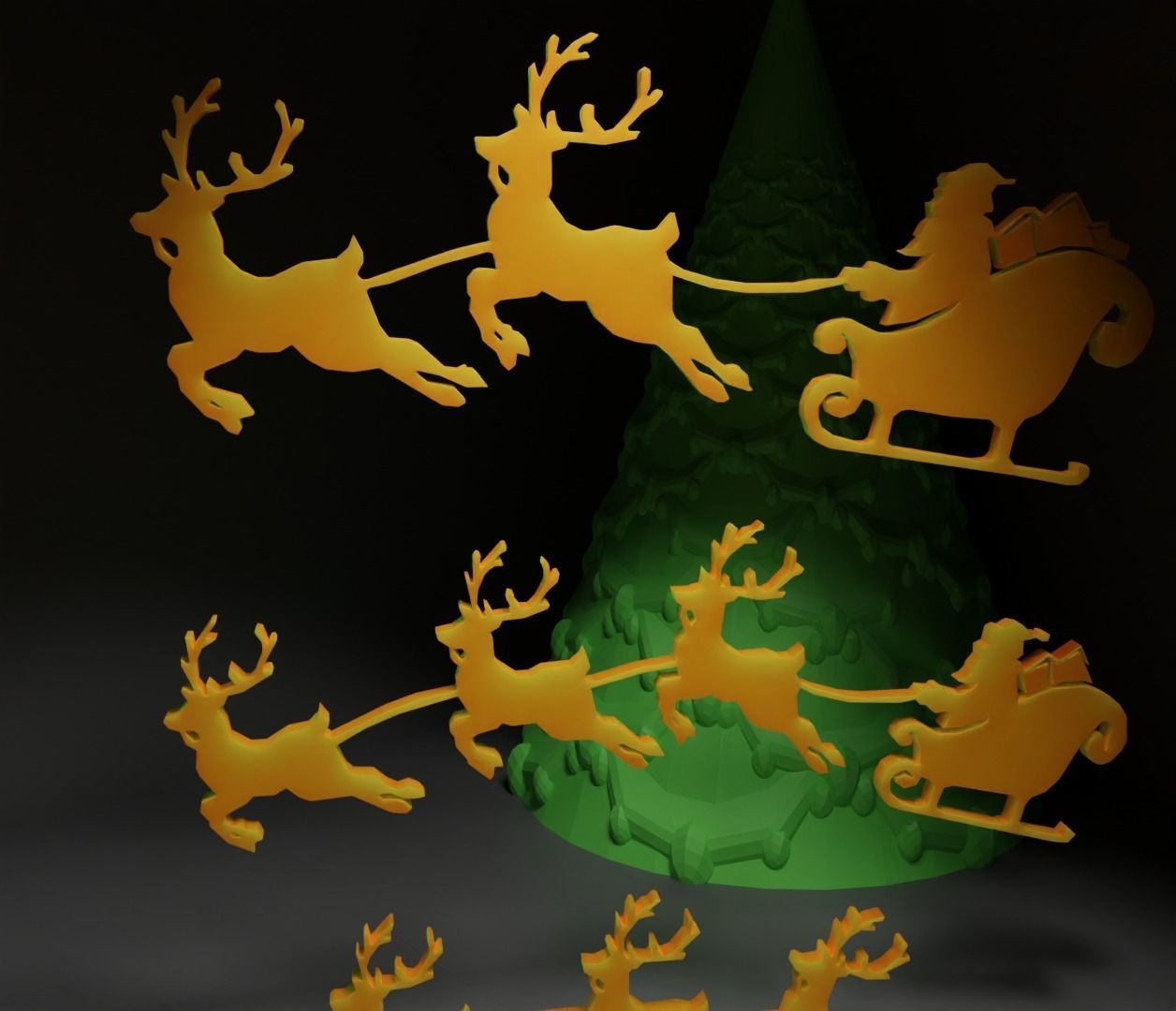 Christmas Ornament - Pendant - Christmas Tree Set 3D print model_18