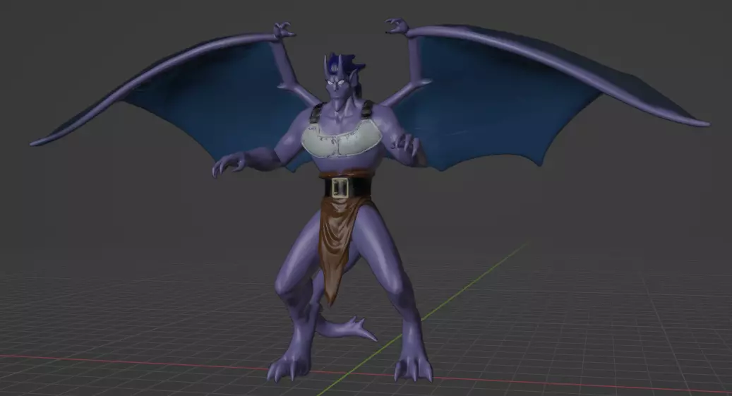 gargoyles demona clan 2 3D print model_0