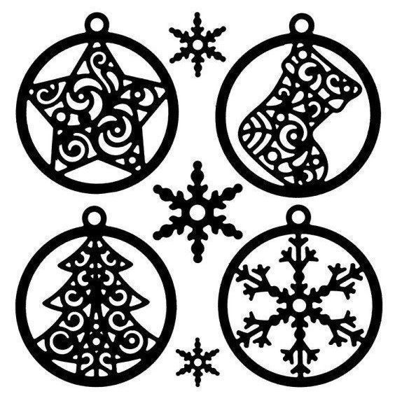 Christmas Ornament - Pendant - Christmas Tree Set  3D print model_20