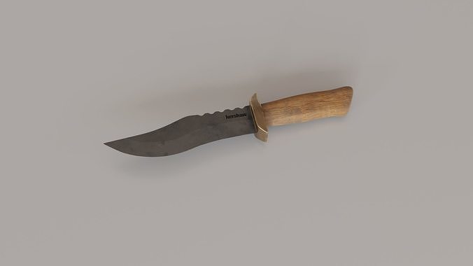 Hounting Knife 01 Low-poly 3D model