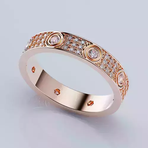 Wedding rings Love Collection All Sizes version 8