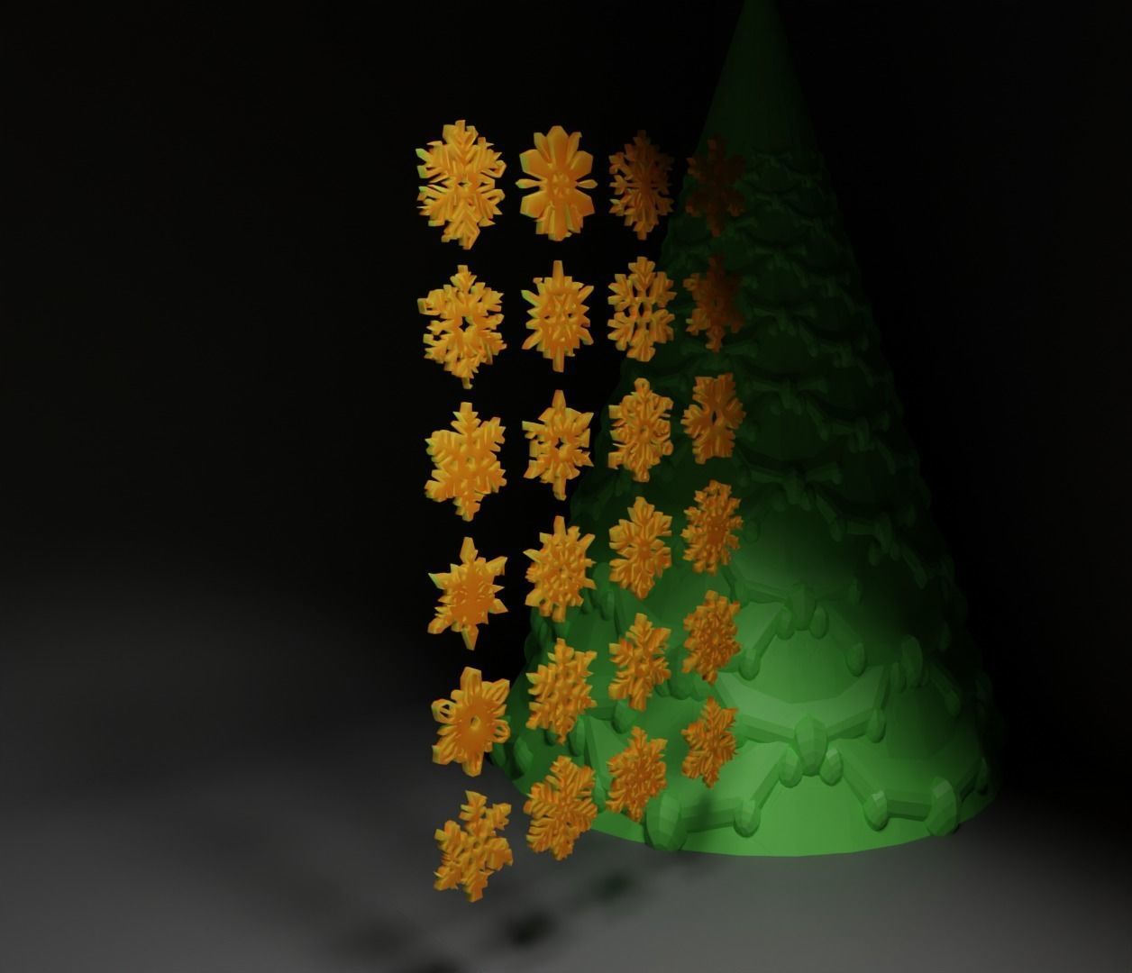 Christmas Ornament - Pendant - Christmas Tree Set  3D print model_25