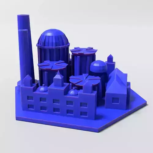 HEX pawn for a board game  e g Scythe 3D print model