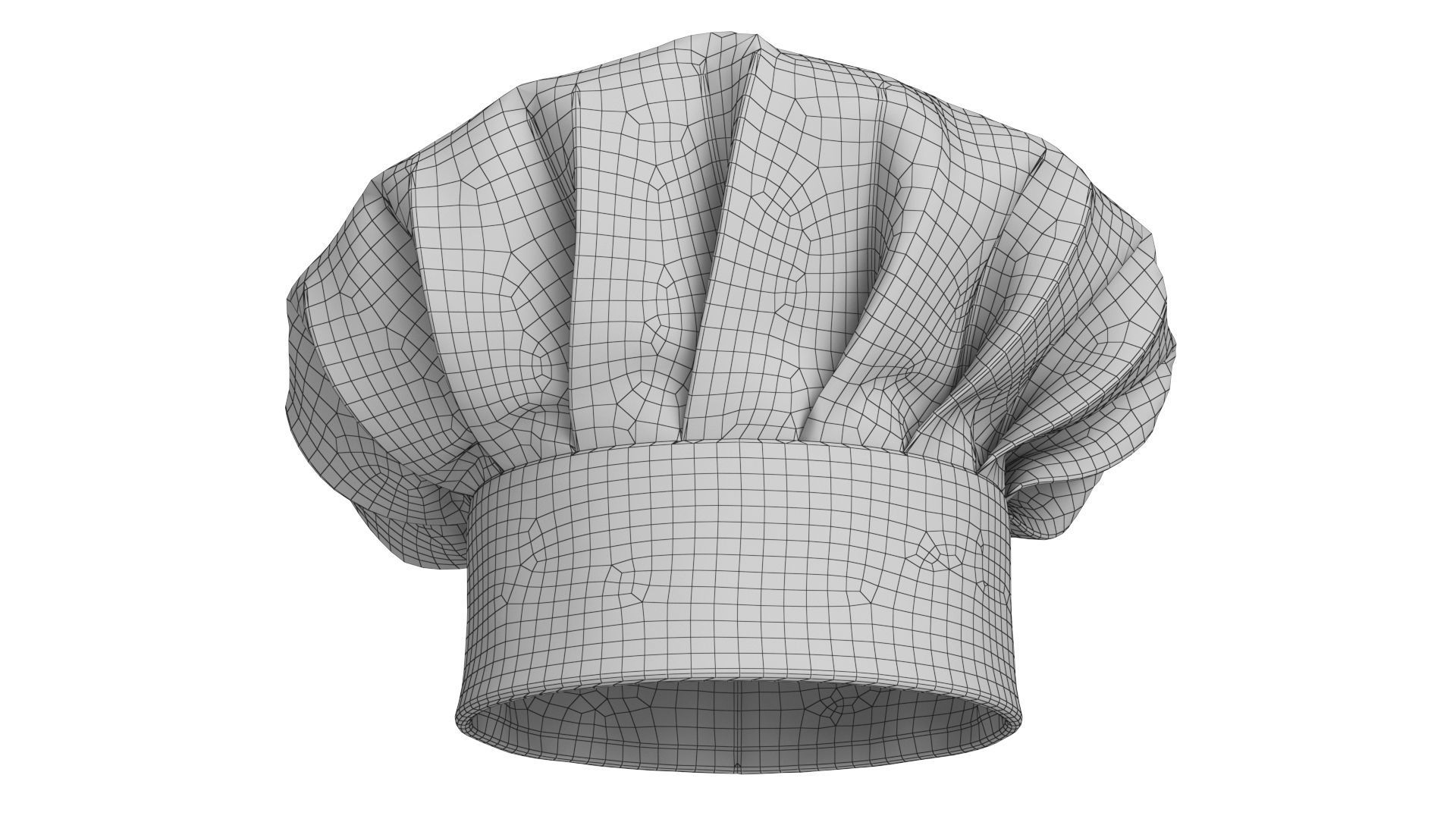 Chef Uniforms 3D model_9