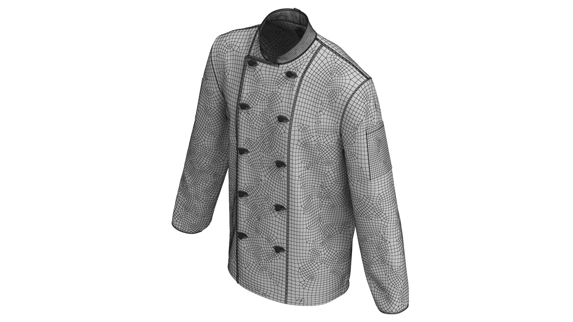 Chef Uniforms 3D model_55