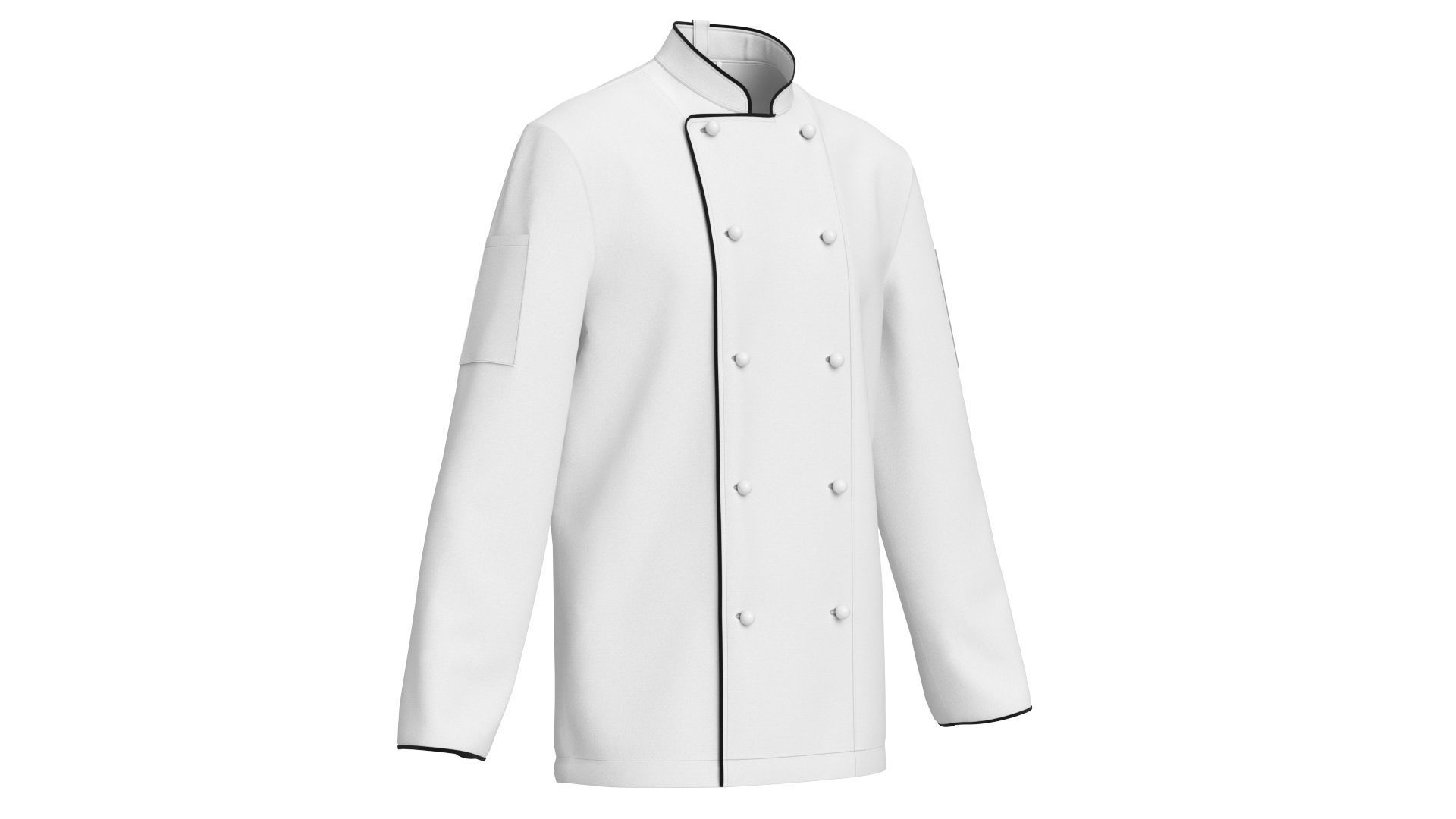 Chef Uniforms 3D model_32
