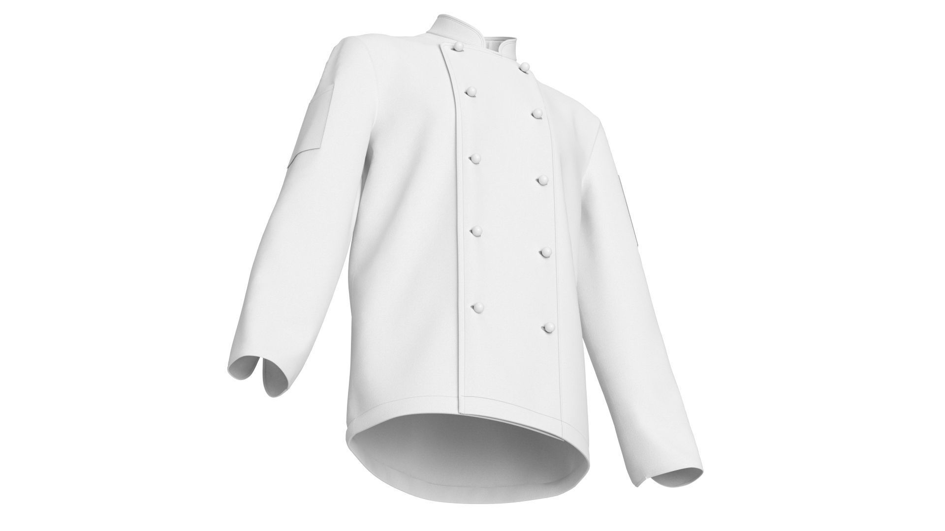 Chef Uniforms 3D model_48