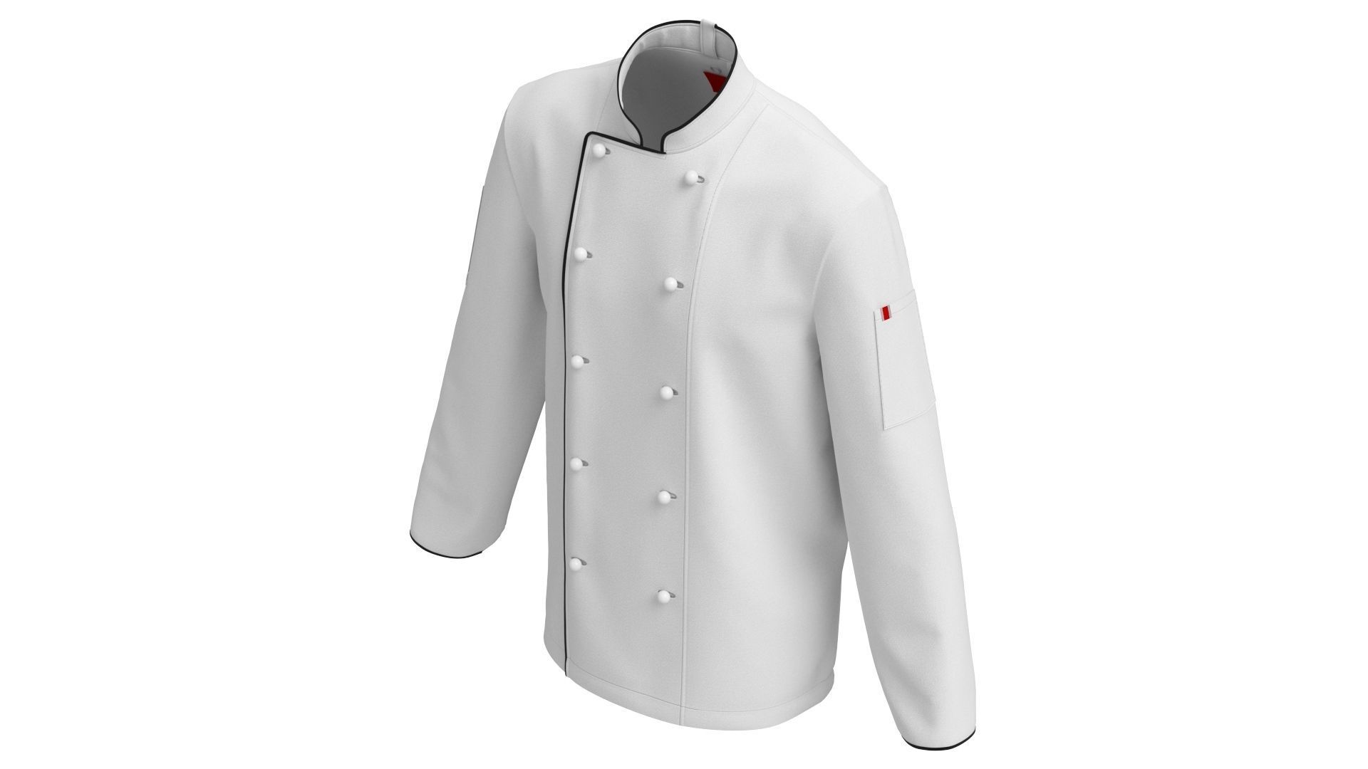 Chef Uniforms 3D model_42