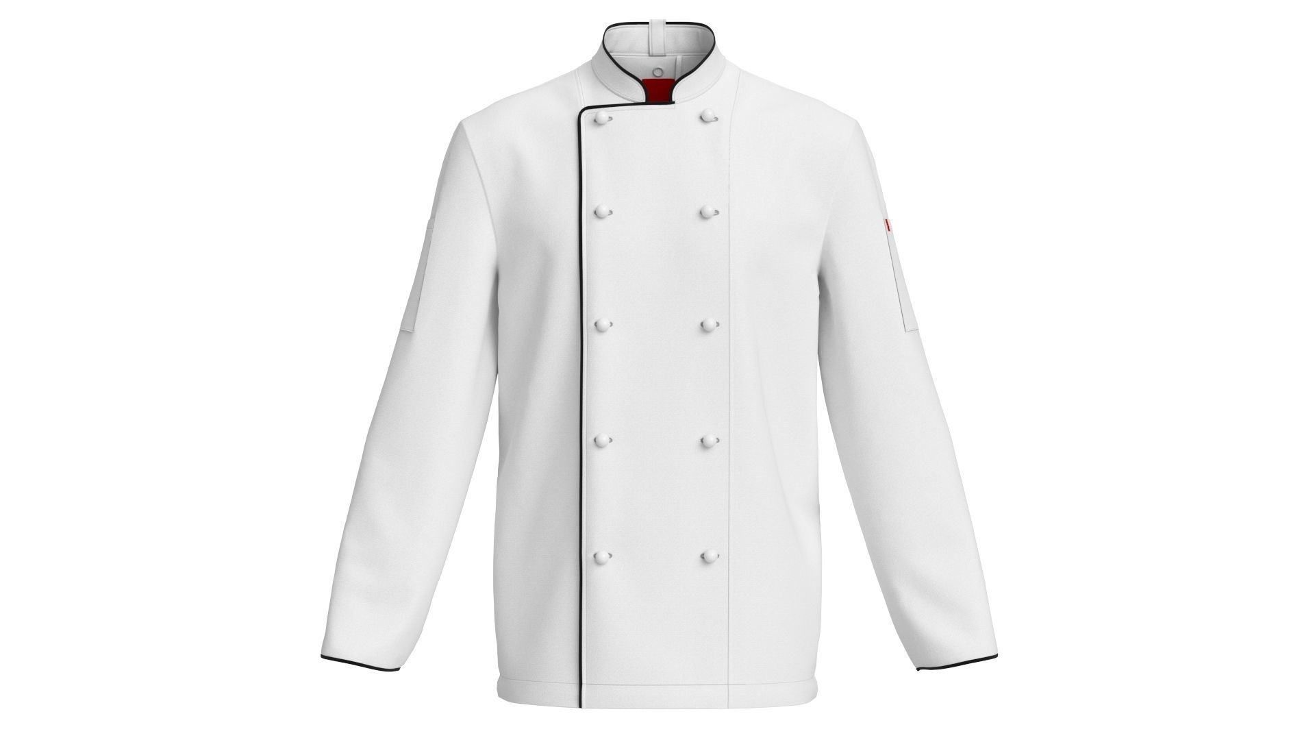 Chef Uniforms 3D model_28