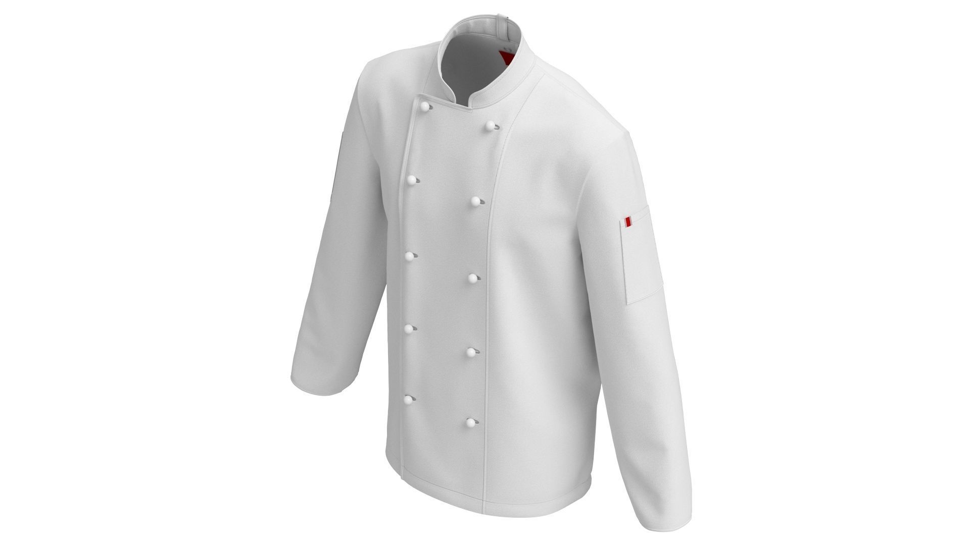 Chef Uniforms 3D model_36