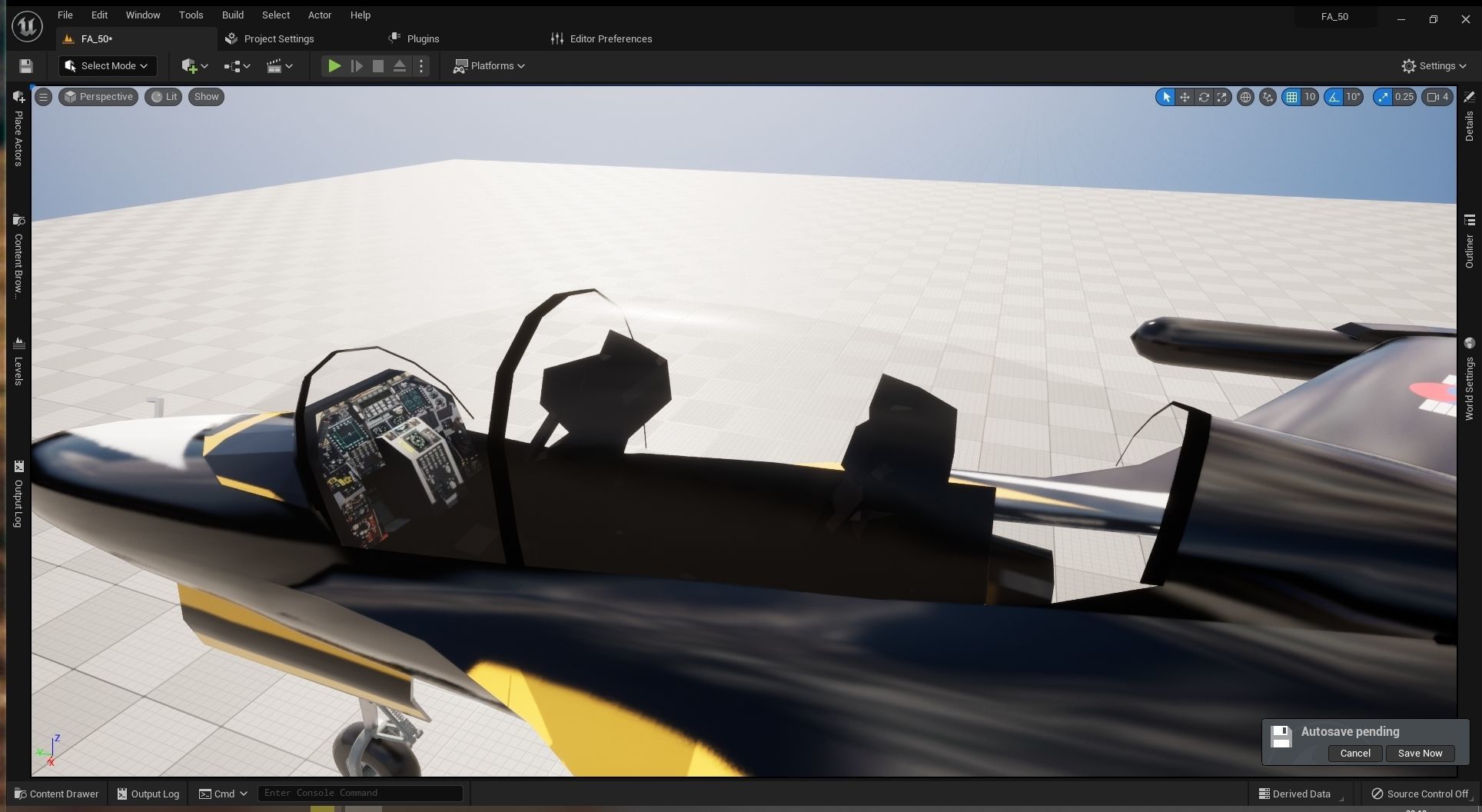 KAI T-50 Golden Eagle Low-poly 3D model_1