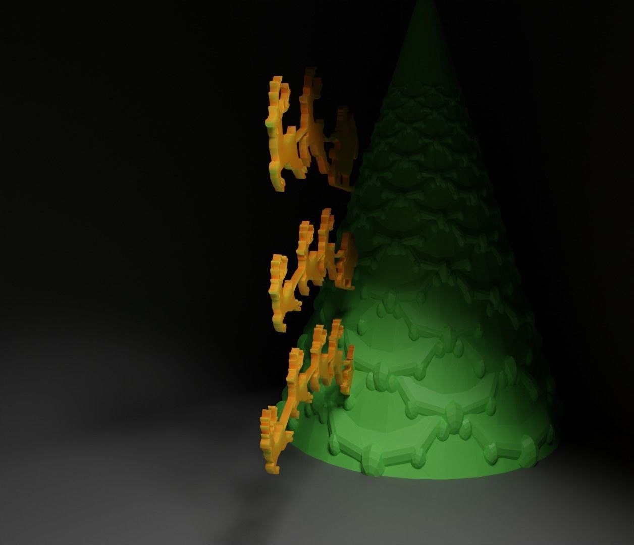 Christmas Ornament - Pendant - Christmas Tree Set 3D print model_23