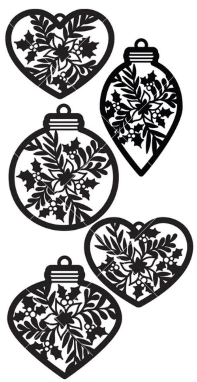 Christmas Ornament - Pendant - Christmas Tree Set  3D print model_19