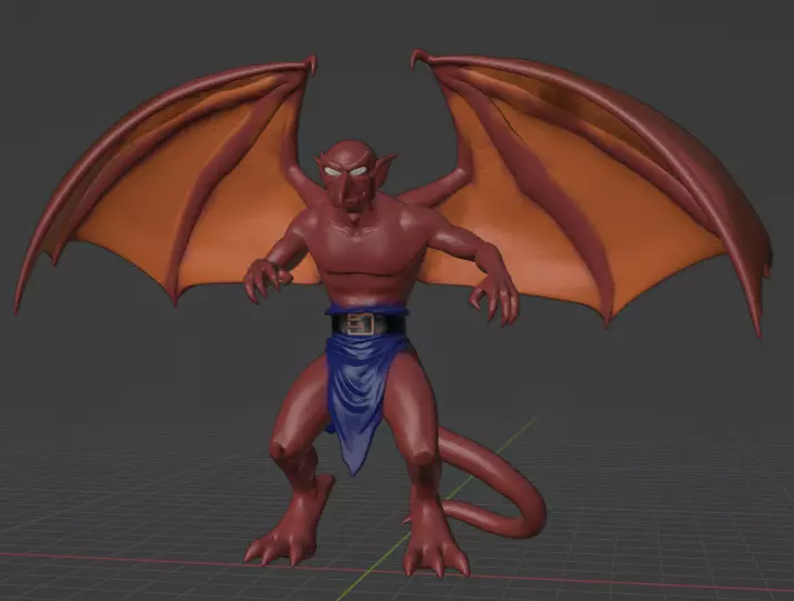 gargoyles schnozz demona clan 3D print model_0
