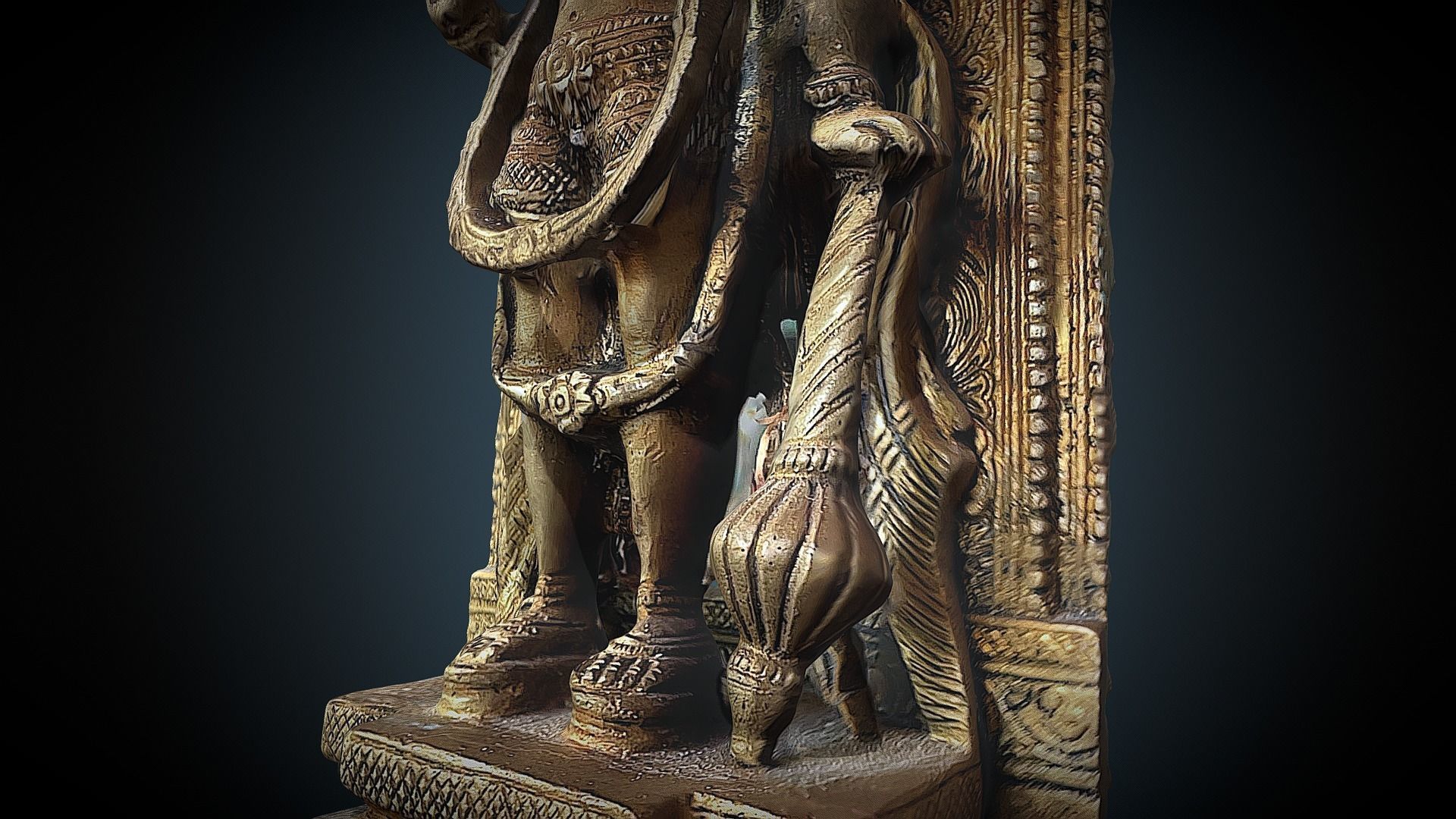 Hanuman v2 Low-poly 3D model_6