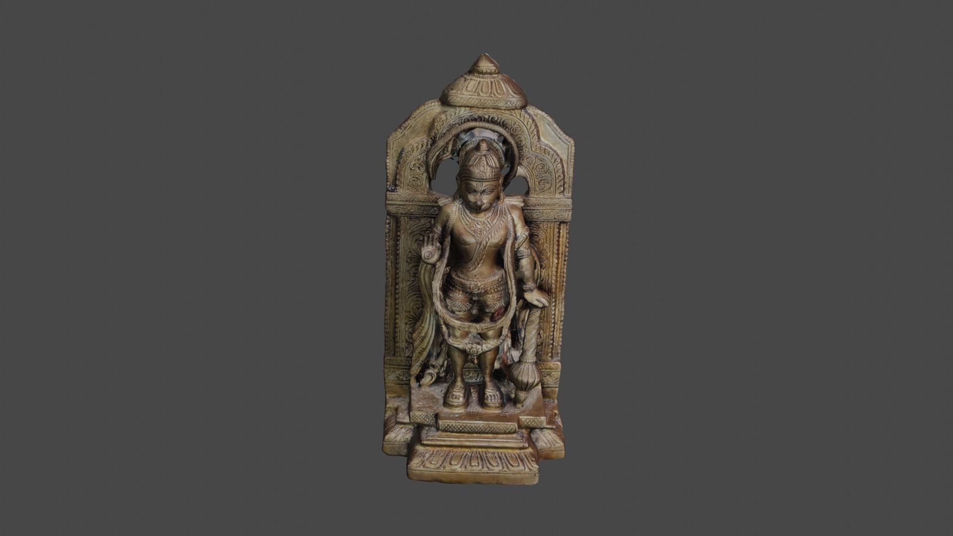 Hanuman v2 Low-poly 3D model_13