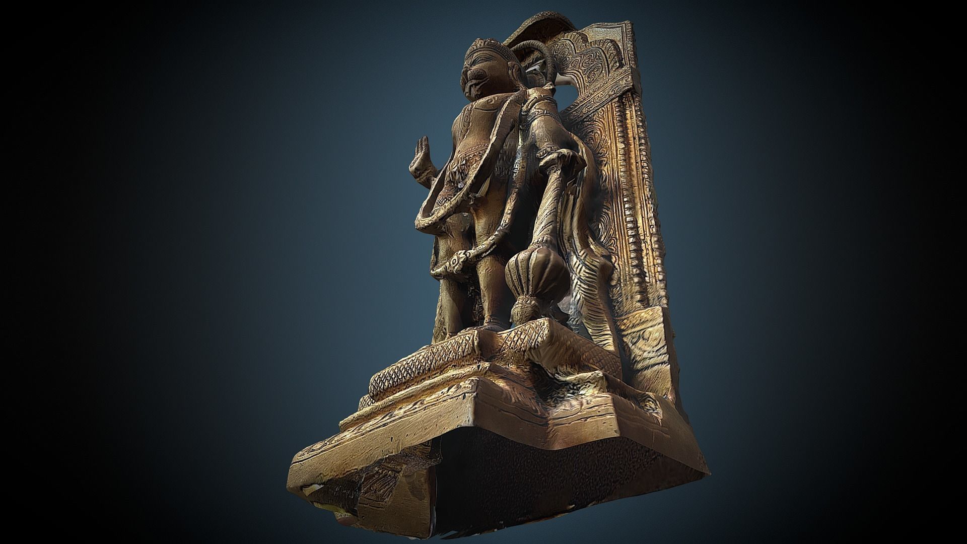 Hanuman v2 Low-poly 3D model_9