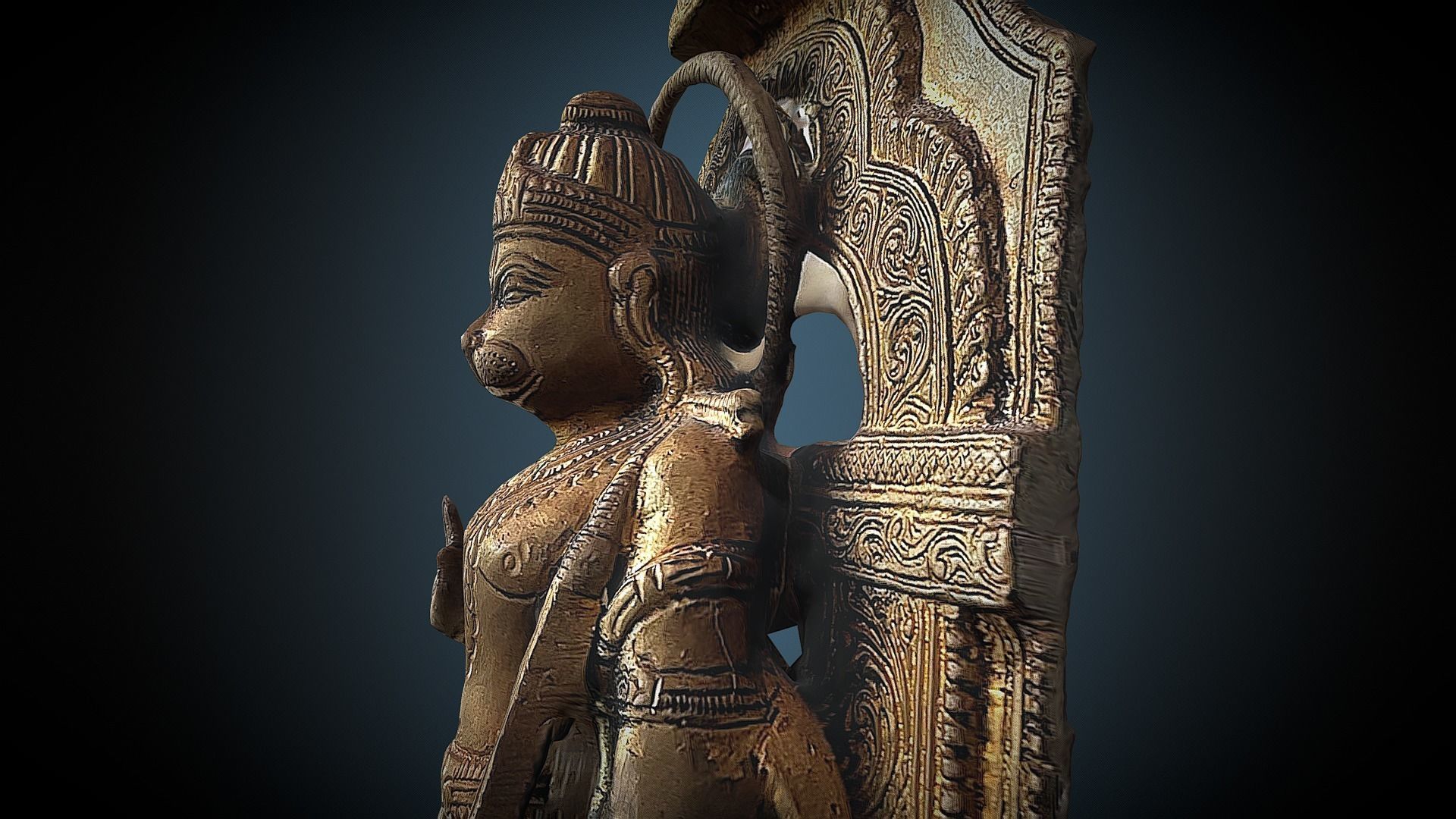 Hanuman v2 Low-poly 3D model_3