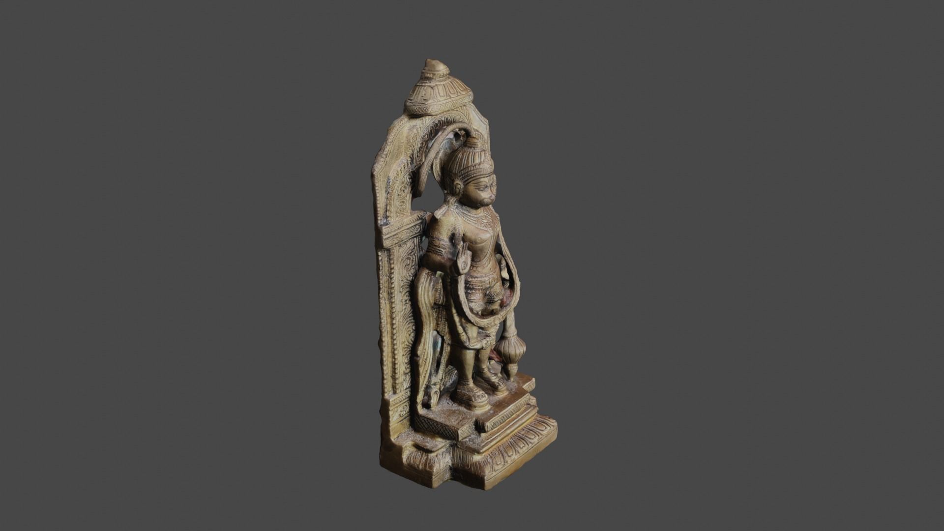 Hanuman v2 Low-poly 3D model_16