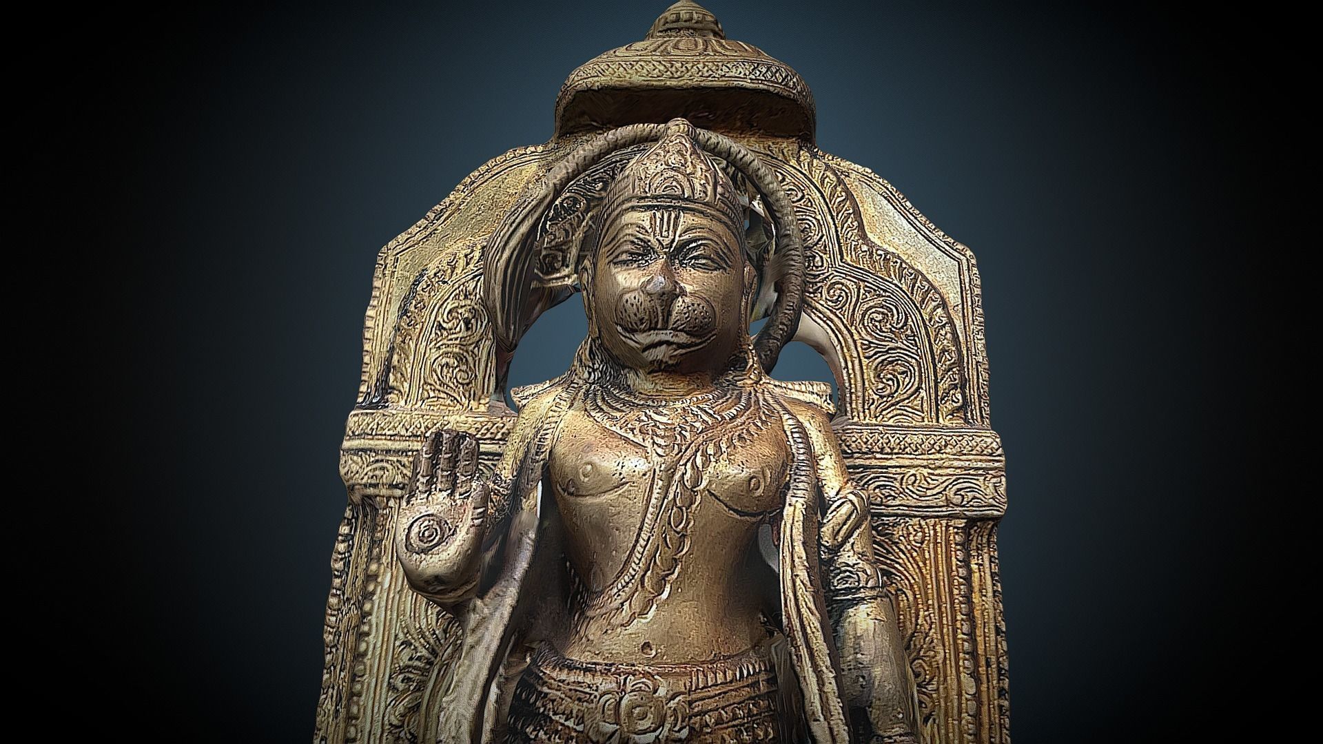 Hanuman v2 Low-poly 3D model_2