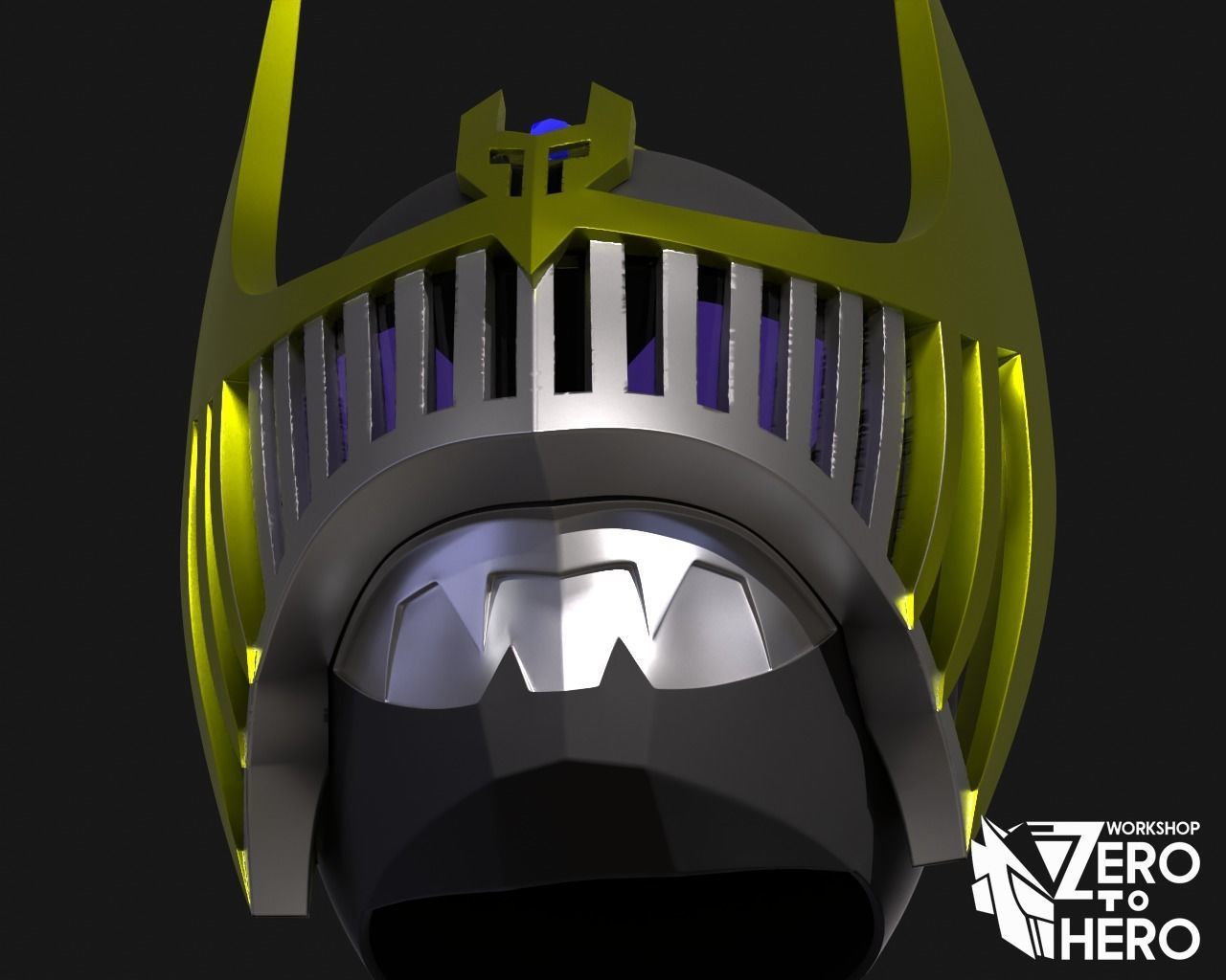 Kamen Rider Knight Survive Helmet 3D print model_2