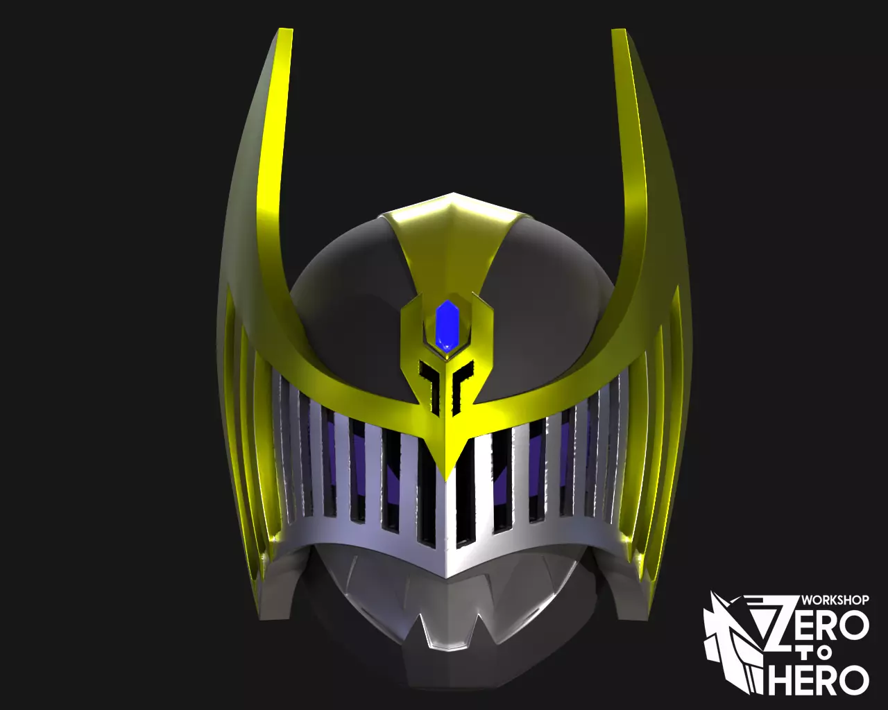 Kamen Rider Knight Survive Helmet 3D print model_0