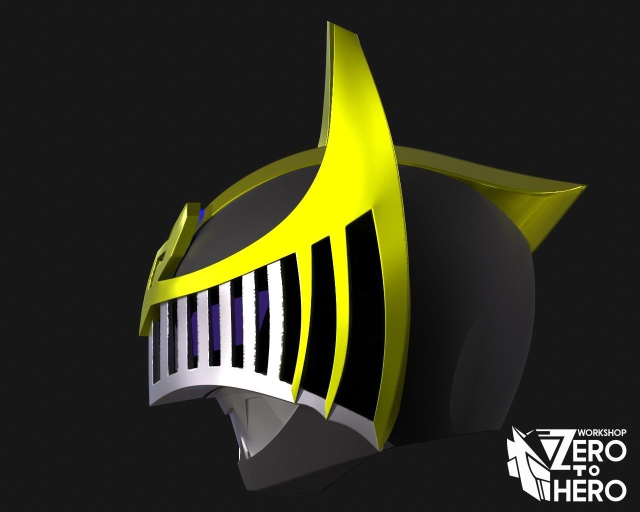 Kamen Rider Knight Survive Helmet 3D print model_3