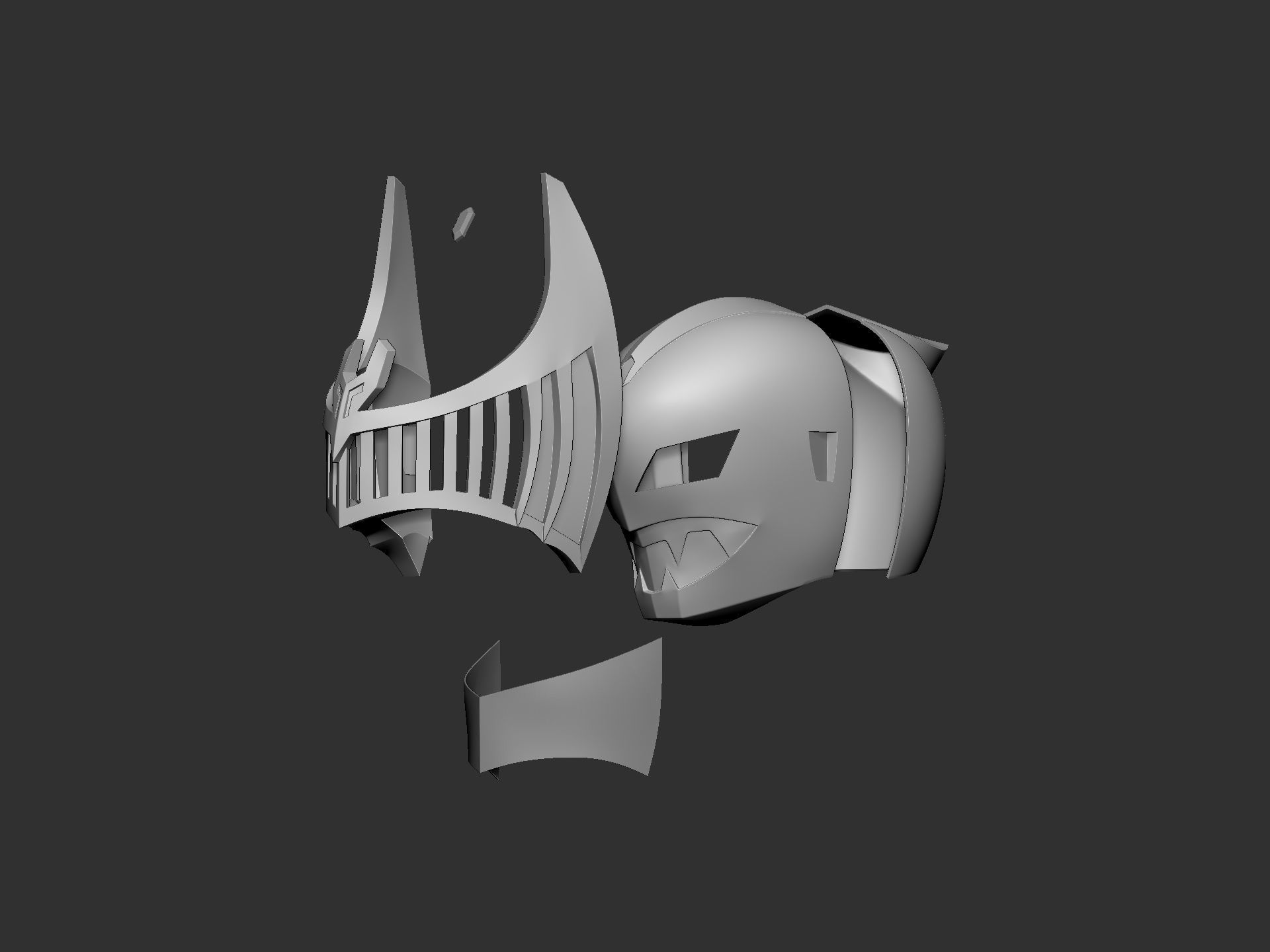 Kamen Rider Knight Survive Helmet 3D print model_5